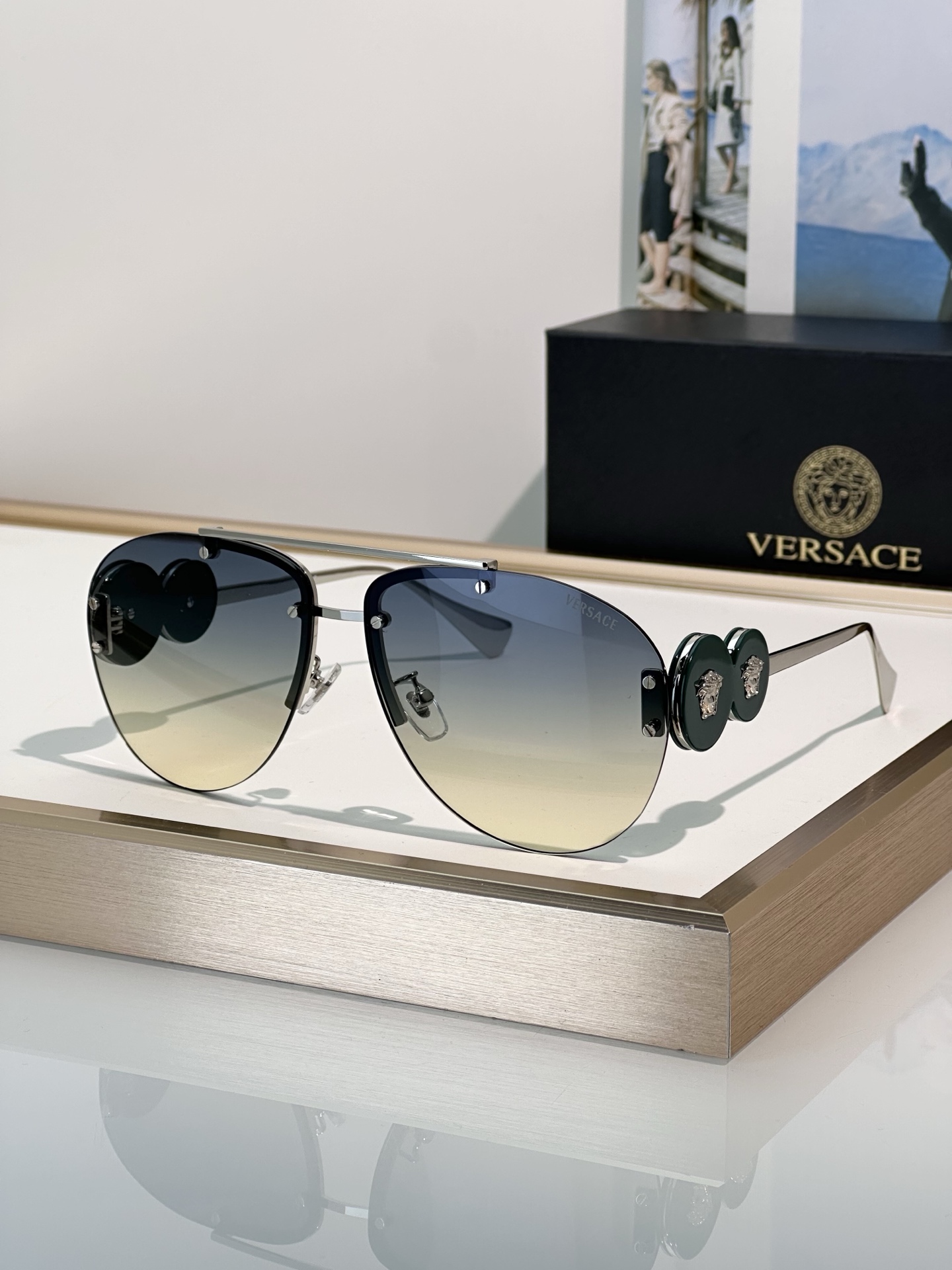 Cheap Versace AAA Quality Sunglasses in 214921, $50 USD- [IB214921] - Replica Versace AAA Quality Sunglasses