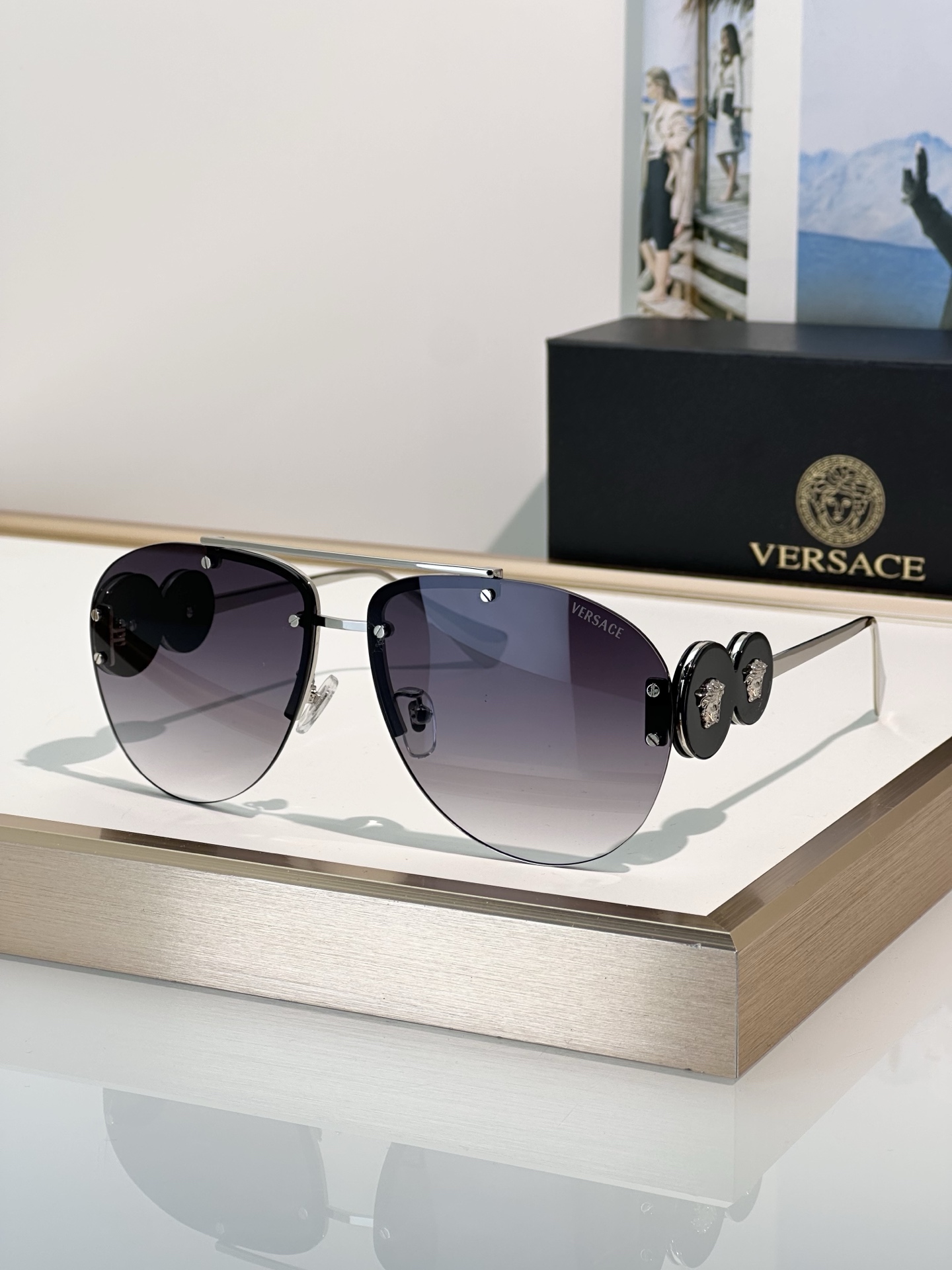 Cheap Versace AAA Quality Sunglasses in 214923, $50 USD- [IB214923] - Replica Versace AAA Quality Sunglasses