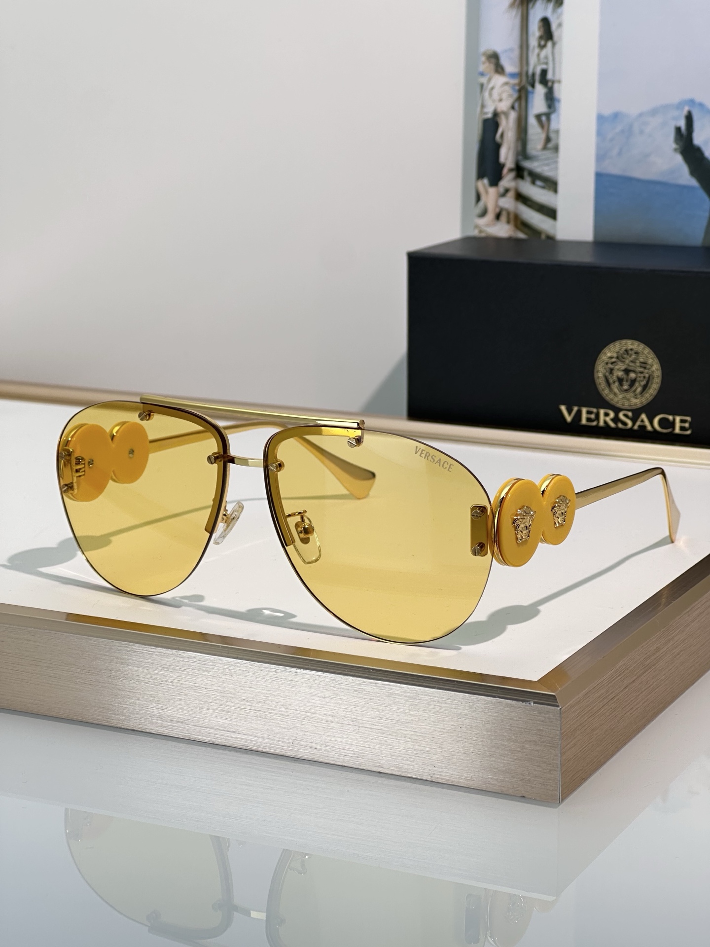 Cheap Versace AAA Quality Sunglasses in 214926, $50 USD- [IB214926] - Replica Versace AAA Quality Sunglasses