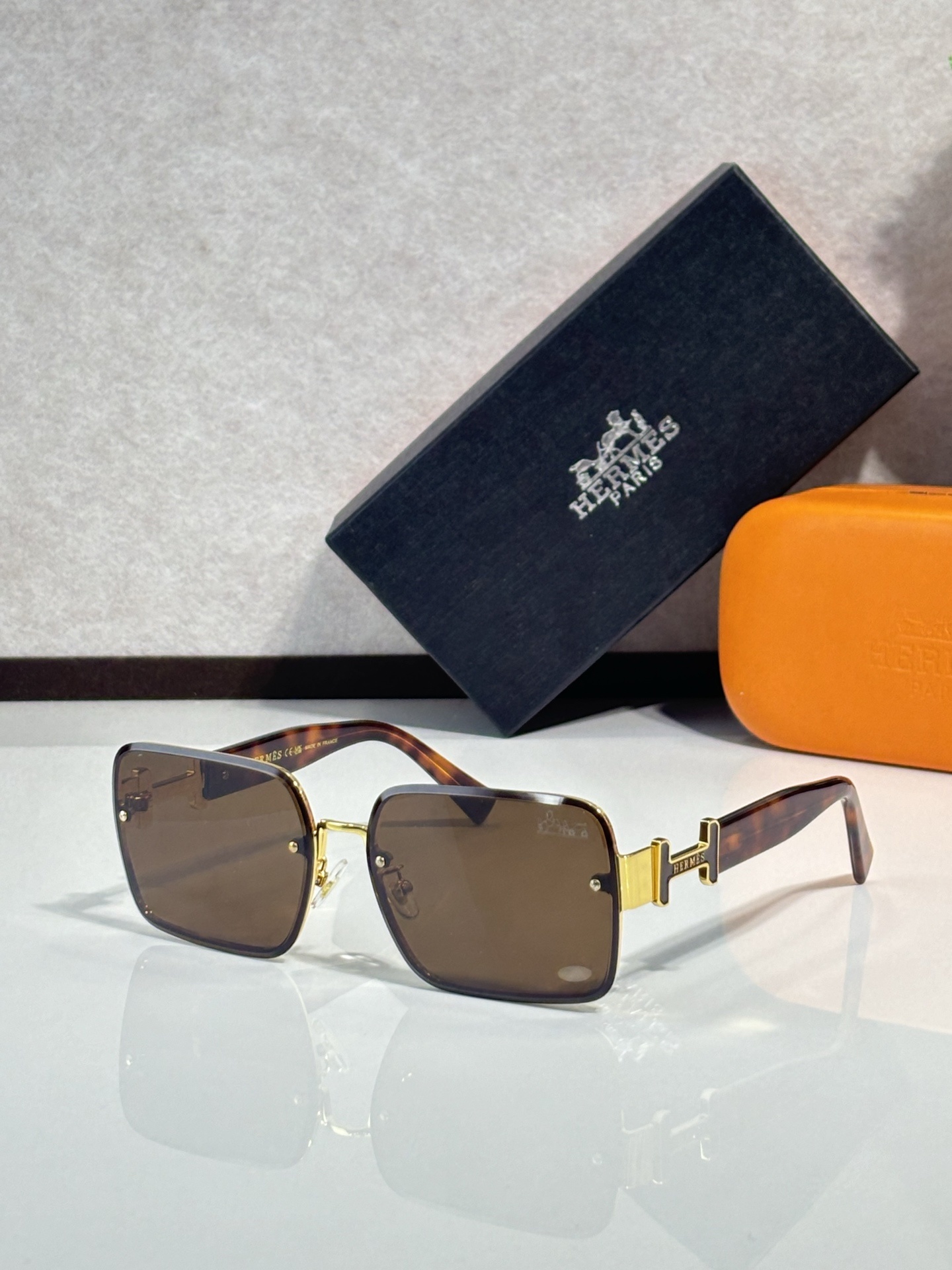 Cheap Hermes AAA Quality  Sunglasses in 215104, $50 USD- [IB215104] - Replica Hermes AAA Quality  Sunglasses