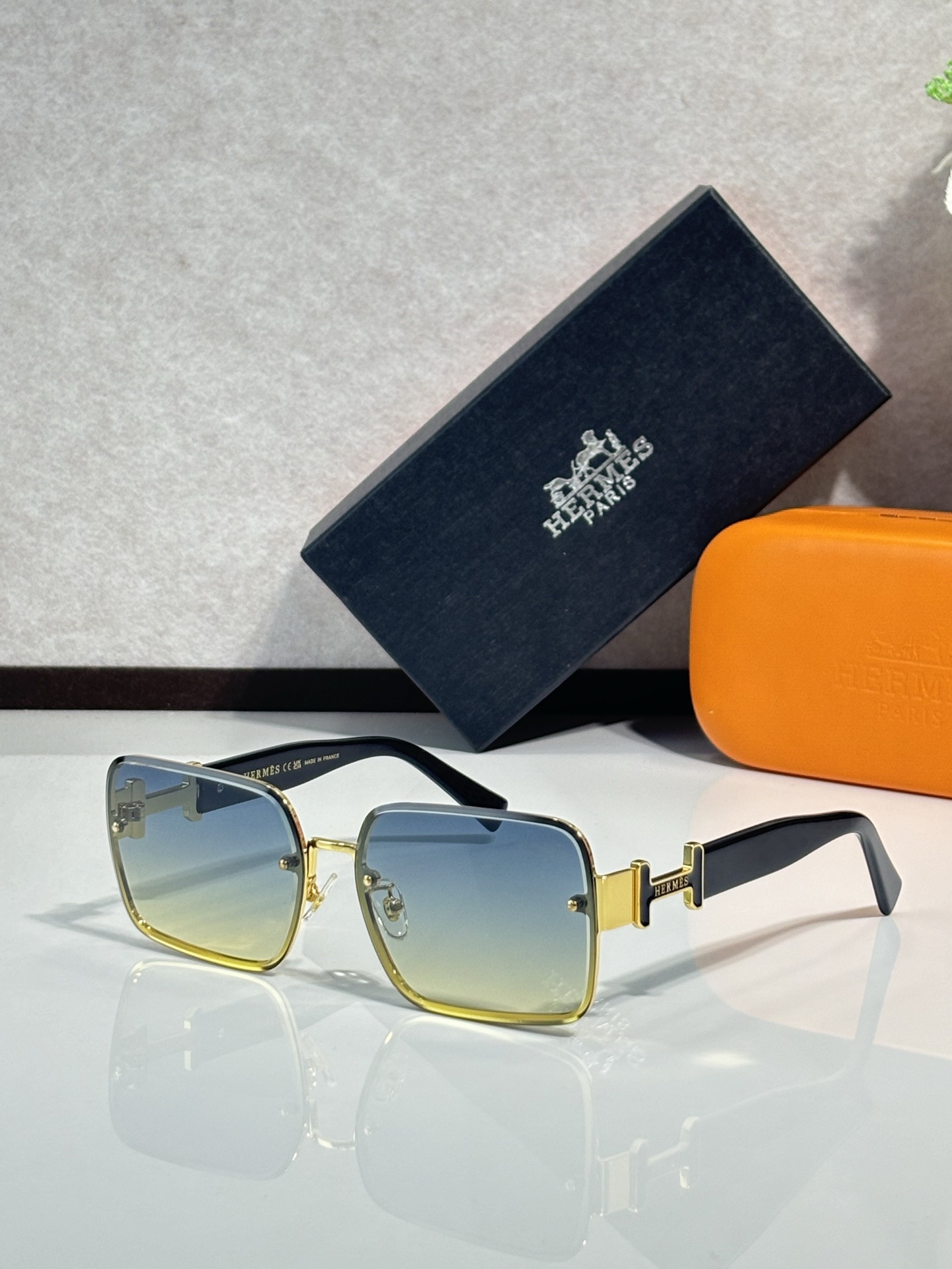 Cheap Hermes AAA Quality  Sunglasses in 215110, $50 USD- [IB215110] - Replica Hermes AAA Quality  Sunglasses
