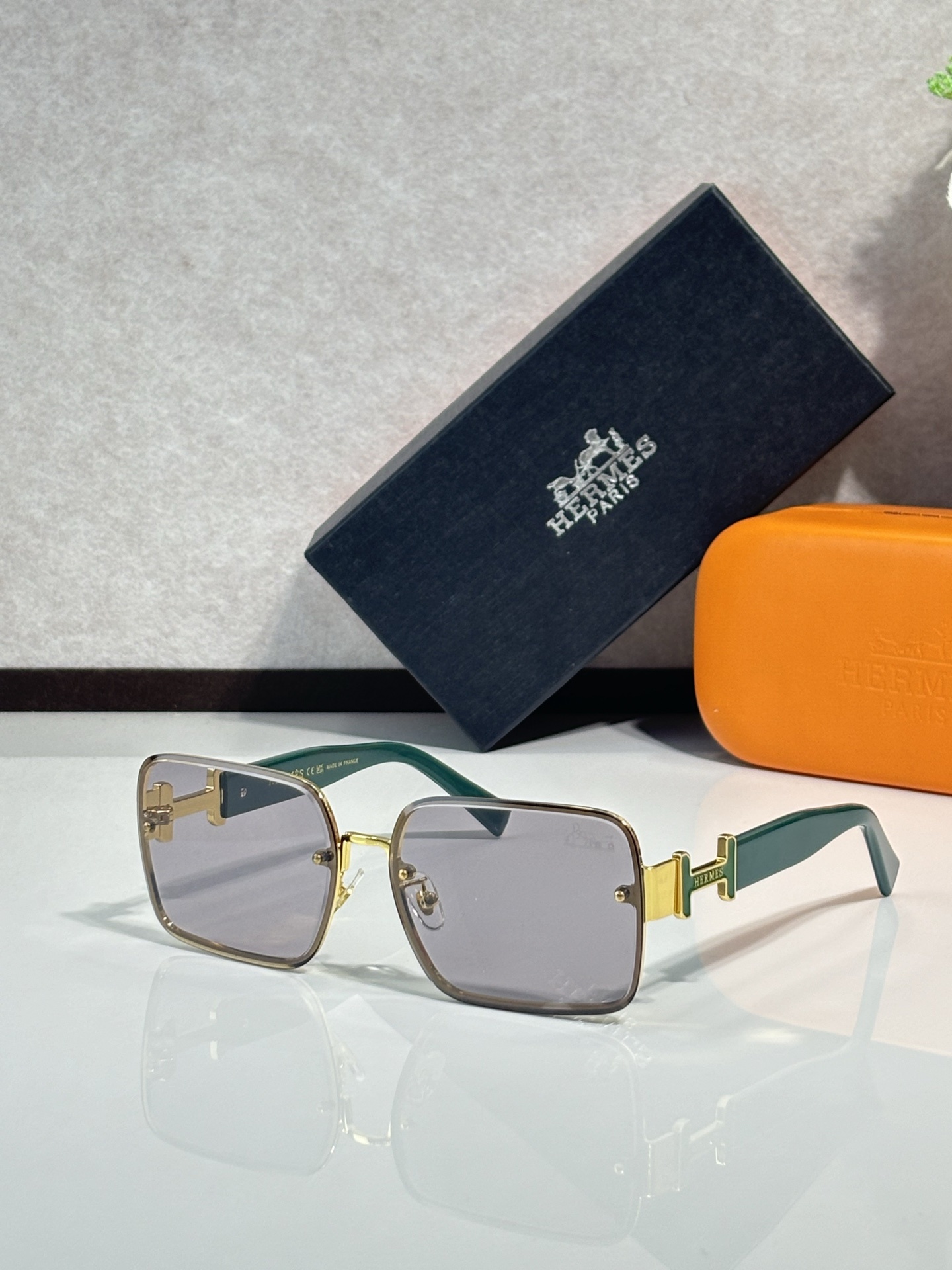 Cheap Hermes AAA Quality  Sunglasses in 215111, $50 USD- [IB215111] - Replica Hermes AAA Quality  Sunglasses