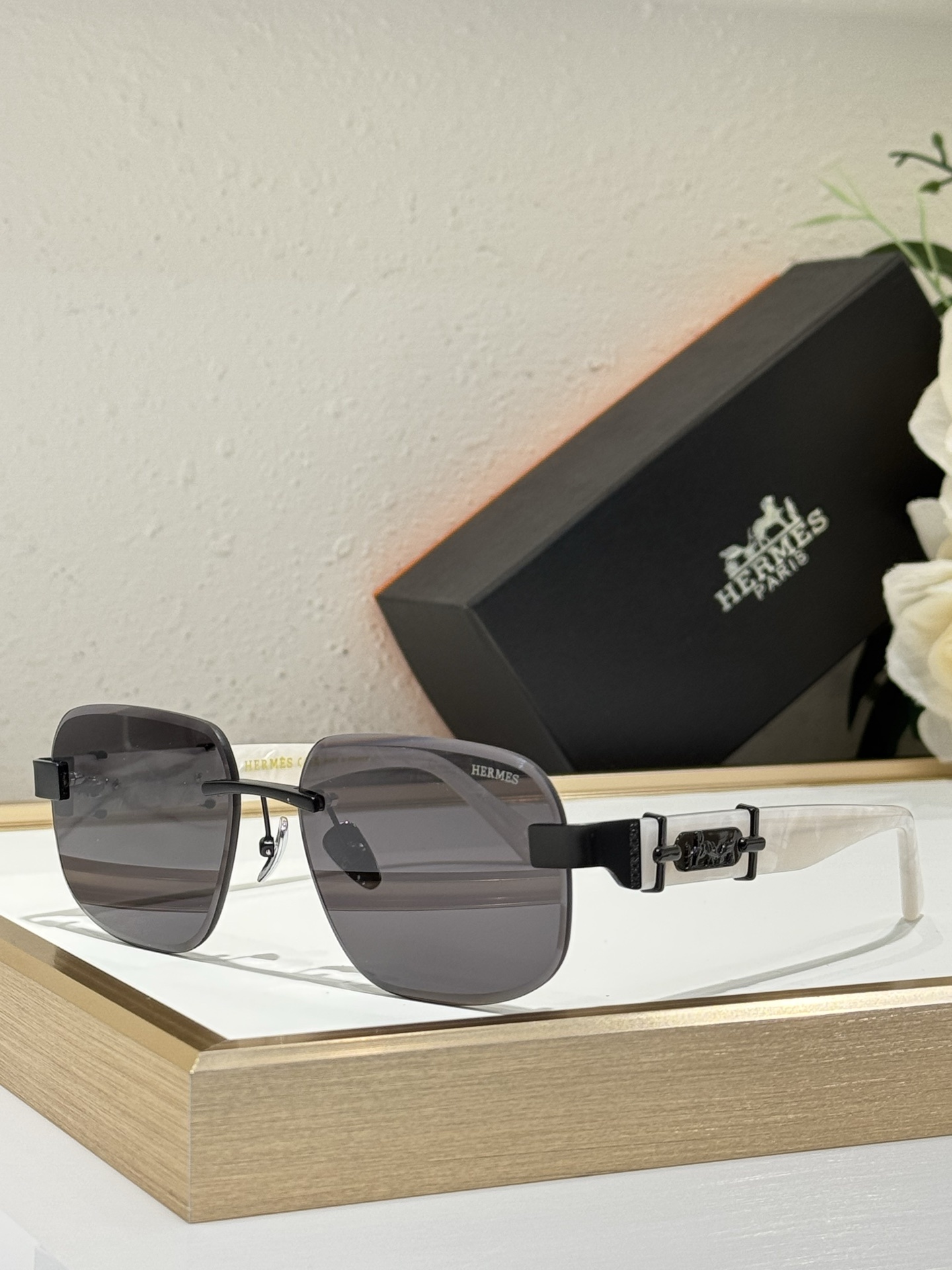 Cheap Hermes AAA Quality  Sunglasses in 215121, $50 USD- [IB215121] - Replica Hermes AAA Quality  Sunglasses