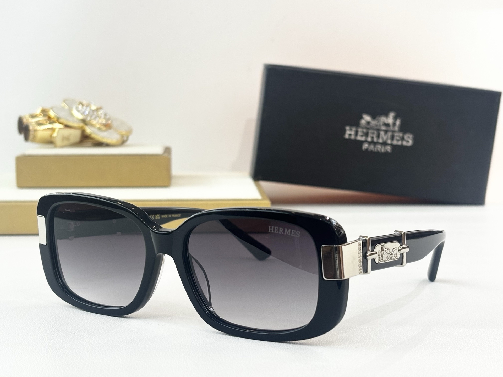 Cheap Hermes AAA Quality  Sunglasses in 215125, $50 USD- [IB215125] - Replica Hermes AAA Quality  Sunglasses