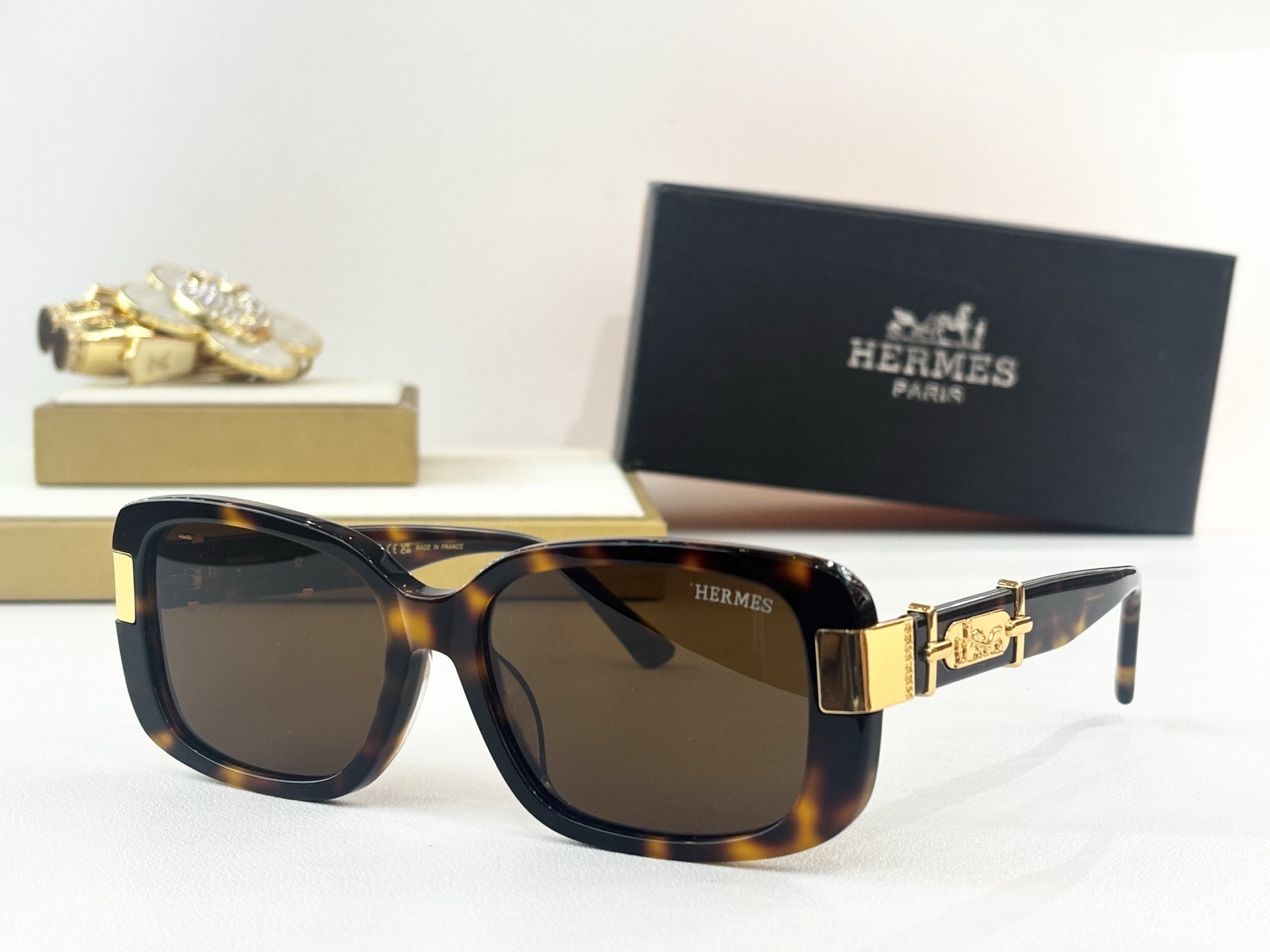 Cheap Hermes AAA Quality  Sunglasses in 215127, $50 USD- [IB215127] - Replica Hermes AAA Quality  Sunglasses