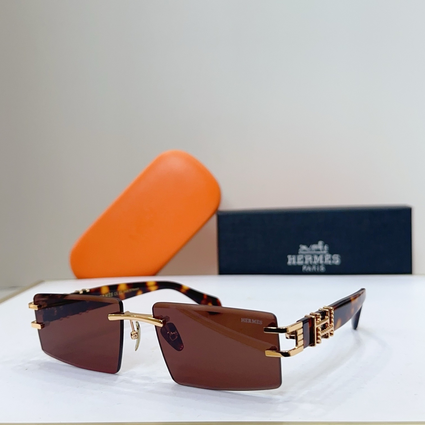 Cheap Hermes AAA Quality  Sunglasses in 215128, $50 USD- [IB215128] - Replica Hermes AAA Quality  Sunglasses