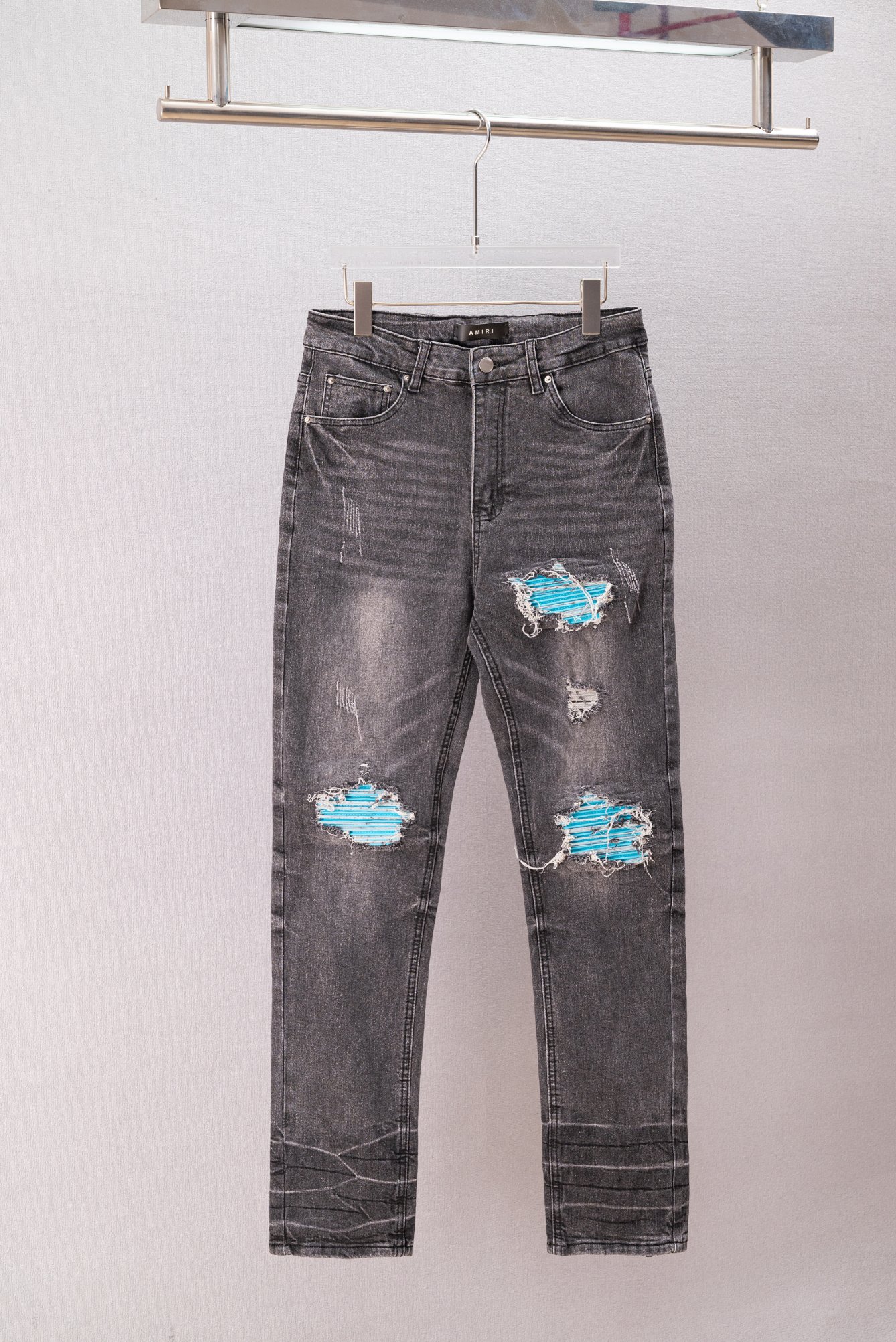 Cheap Amiri Denim Jeans for Men in 215152, $60 USD- [IB215152] - Replica Amiri Denim Jeans for Men