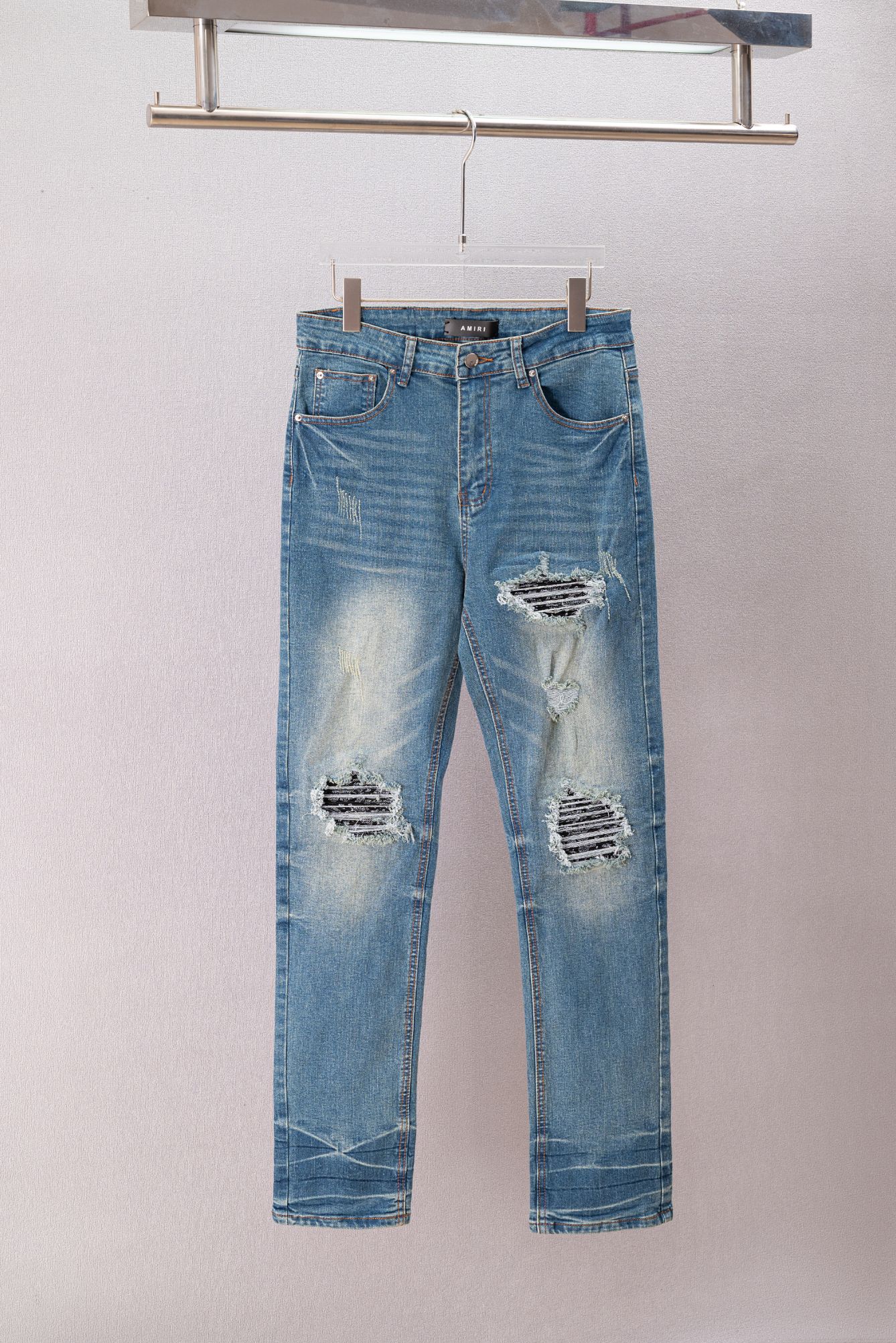 Cheap Amiri Denim Jeans for Men in 215153, $60 USD- [IB215153] - Replica Amiri Denim Jeans for Men