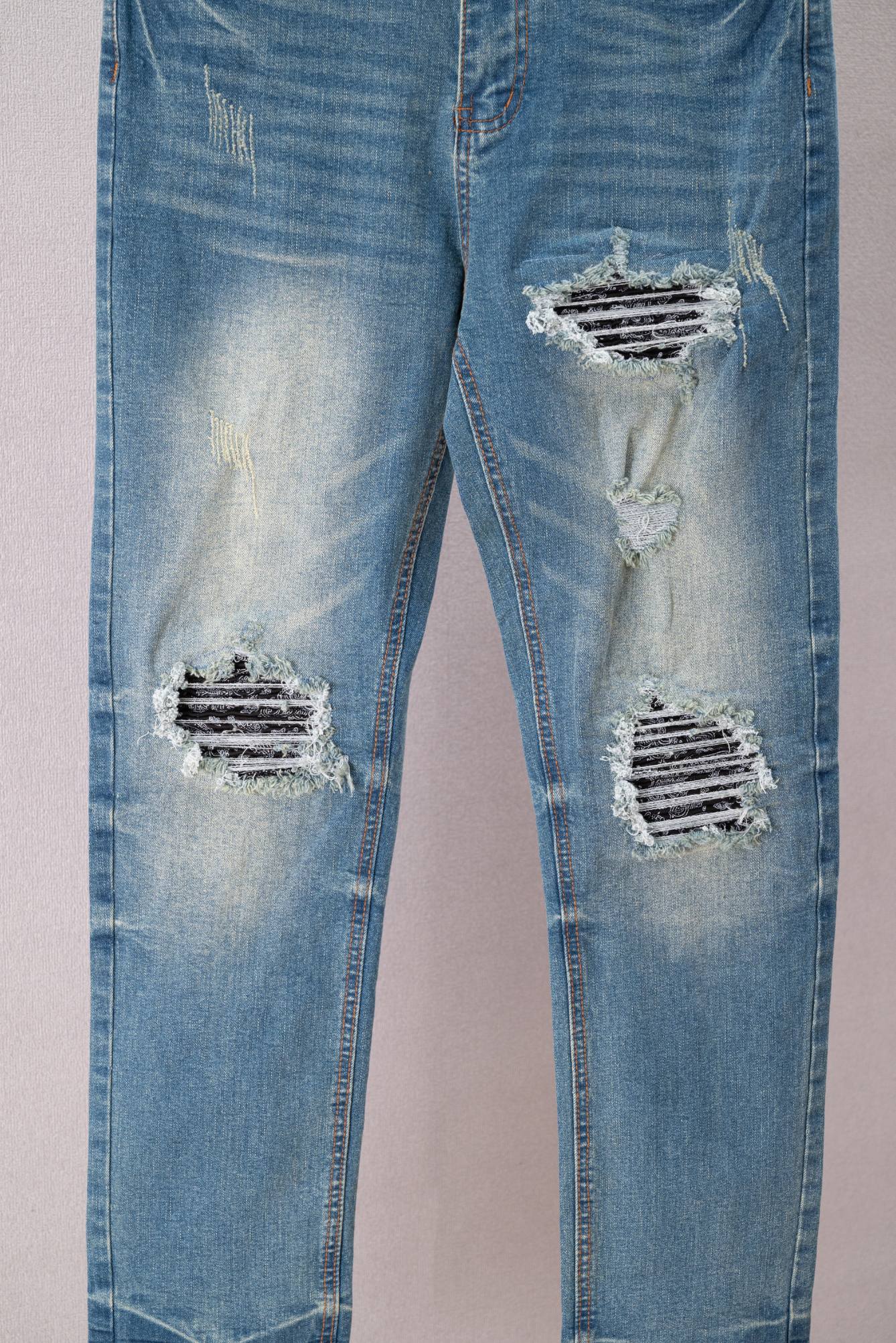 Cheap Amiri Denim Jeans for Men in 215153, $60 USD- [IB215153] - Replica Amiri Denim Jeans for Men
