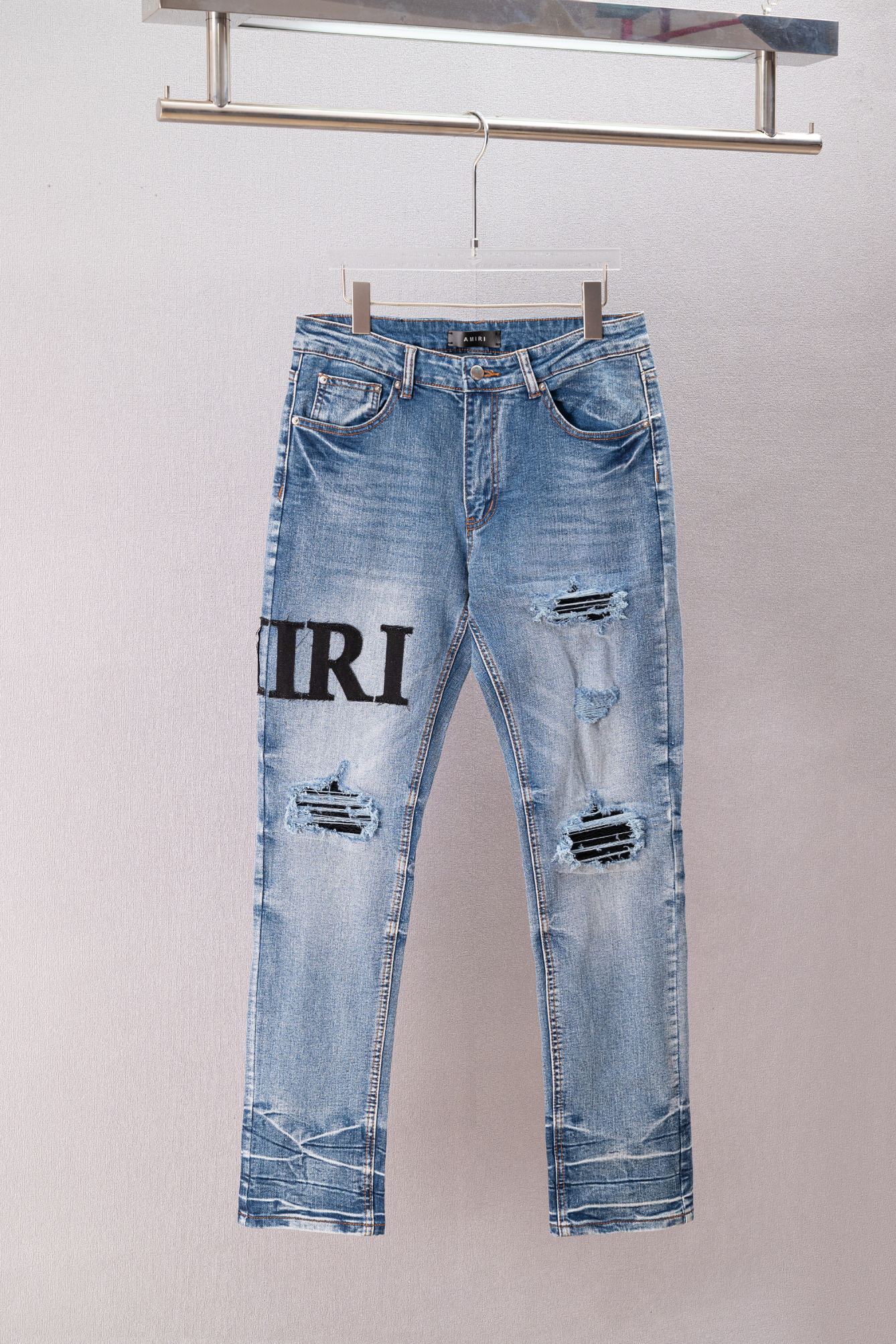 Cheap Amiri Denim Jeans for Men in 215165, $60 USD- [IB215165] - Replica Amiri Denim Jeans for Men
