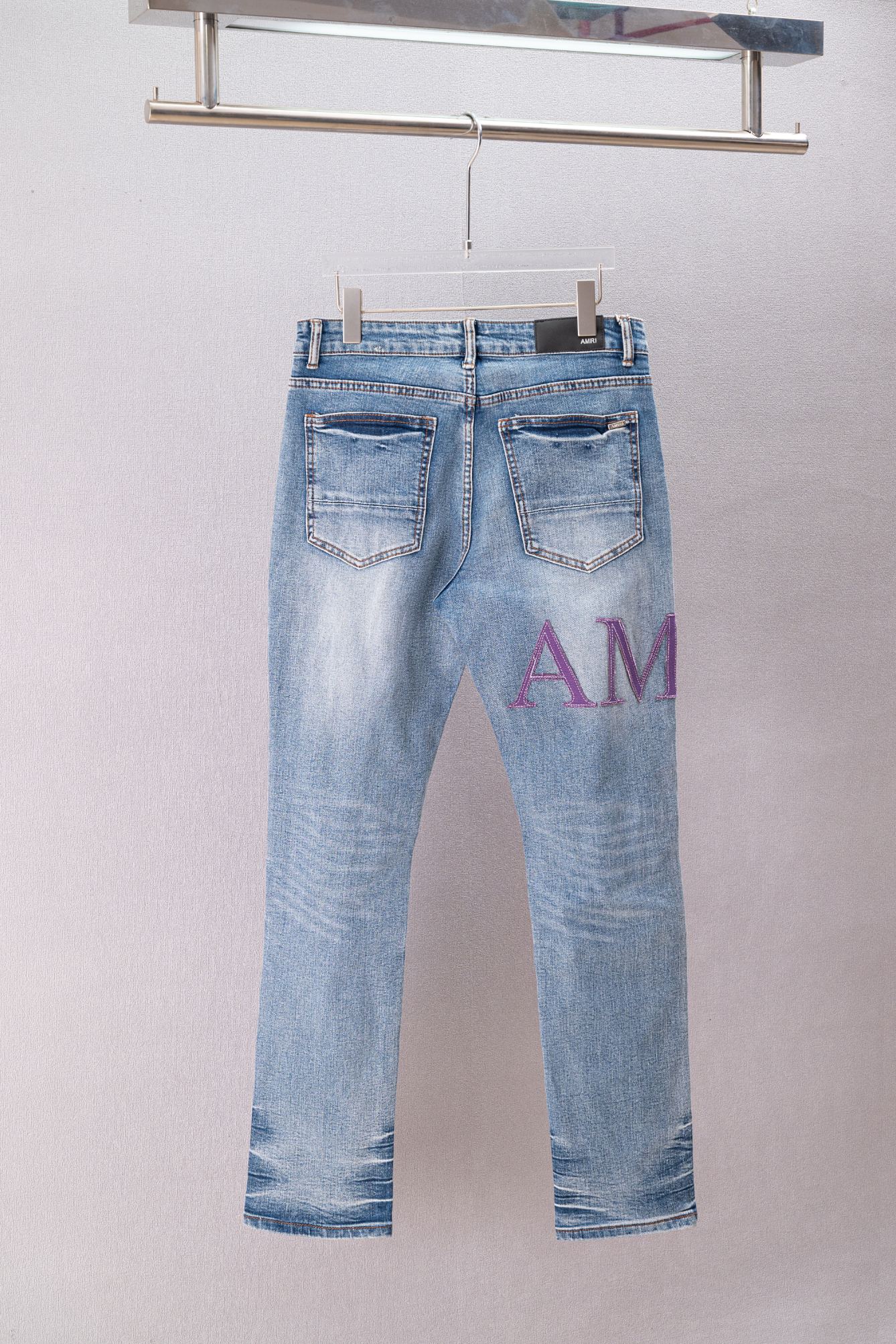 Cheap Amiri Denim Jeans for Men in 215166, $60 USD- [IB215166] - Replica Amiri Denim Jeans for Men