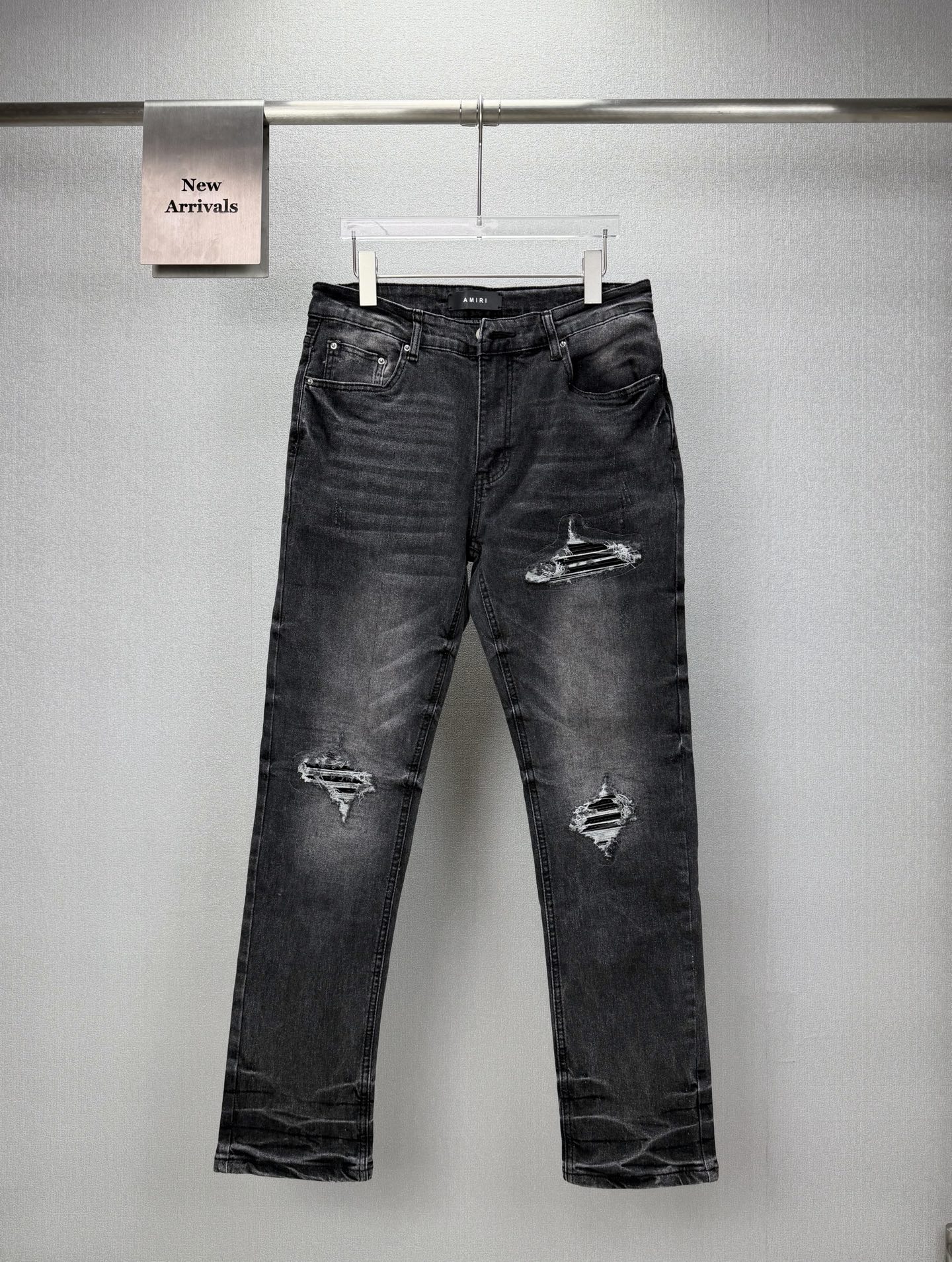 Cheap Amiri Denim Jeans in 215187, $60 USD- [IB215187] - Replica Amiri Denim Jeans