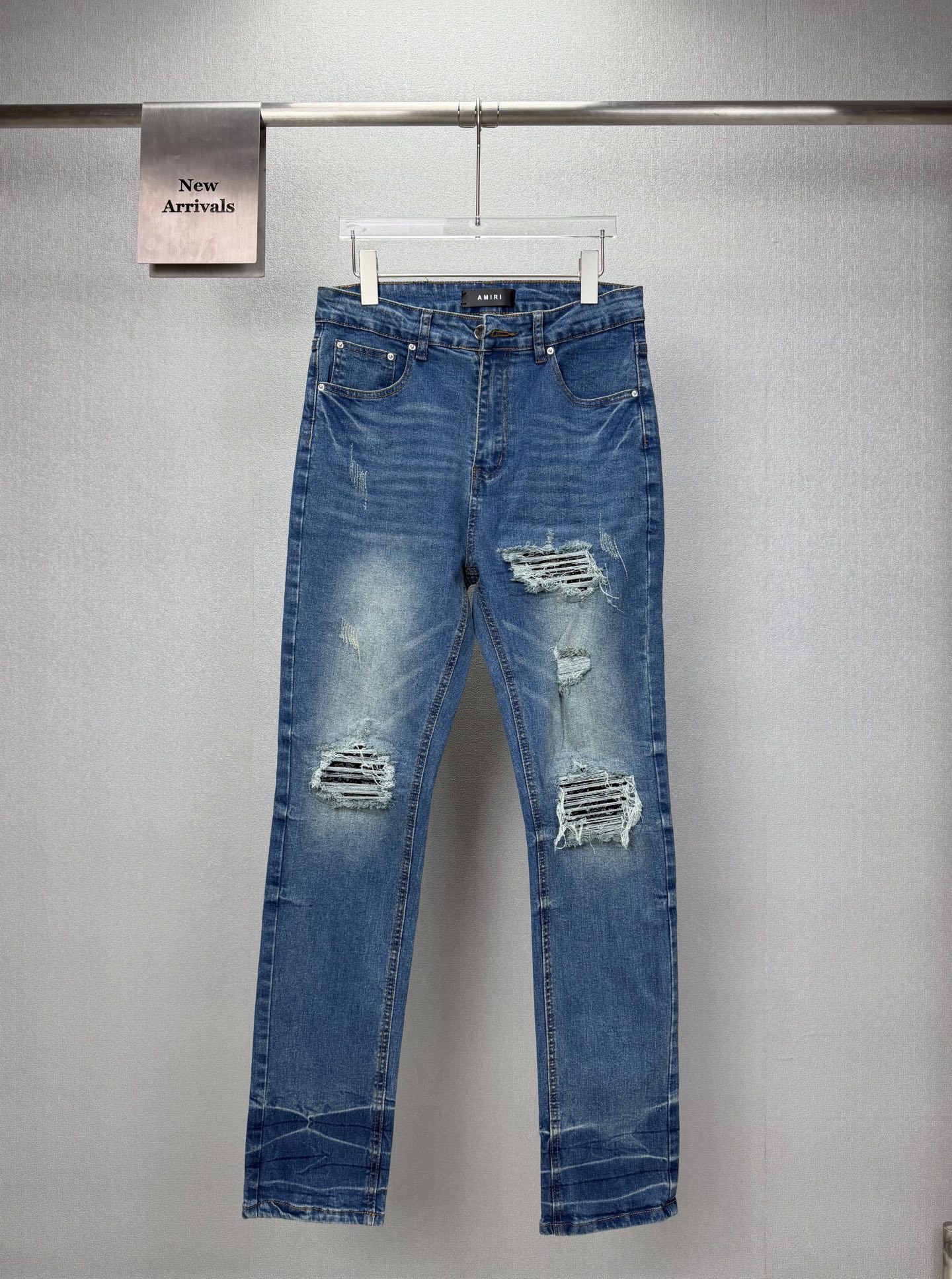 Cheap Amiri Denim Jeans in 215188, $60 USD- [IB215188] - Replica Amiri Denim Jeans
