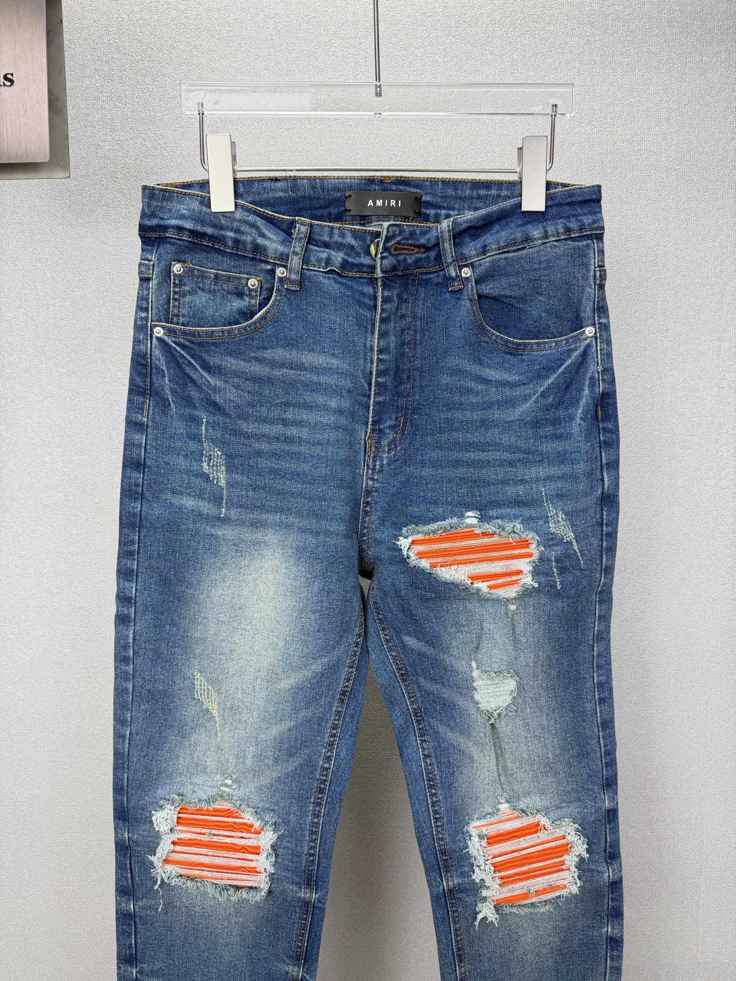 Cheap Amiri Denim Jeans in 215189, $60 USD- [IB215189] - Replica Amiri Denim Jeans