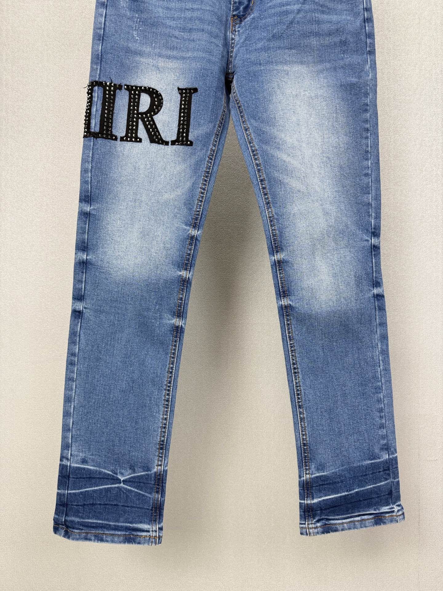 Cheap Amiri Denim Jeans in 215190, $60 USD- [IB215190] - Replica Amiri Denim Jeans