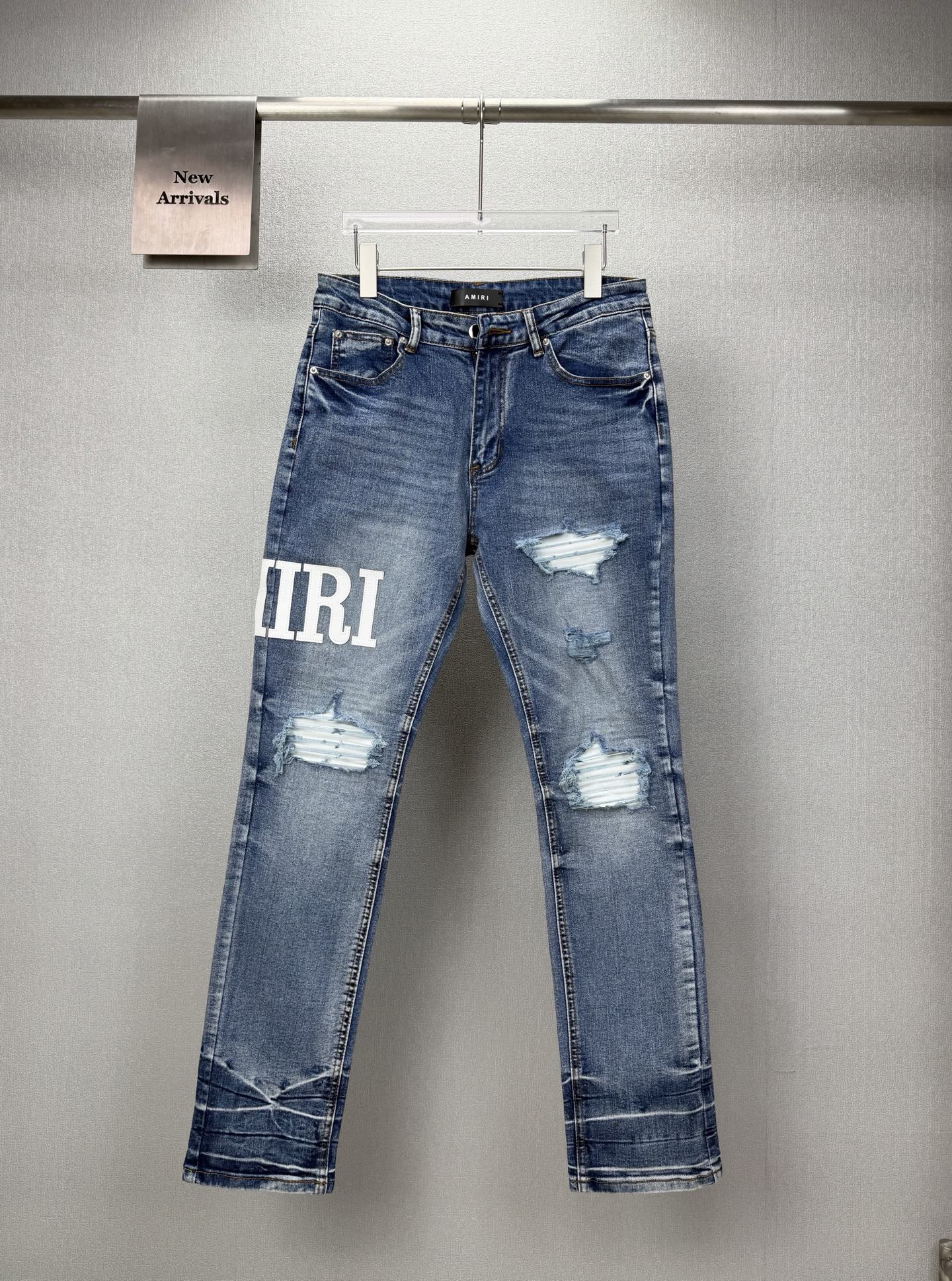 Cheap Amiri Denim Jeans in 215195, $60 USD- [IB215195] - Replica Amiri Denim Jeans