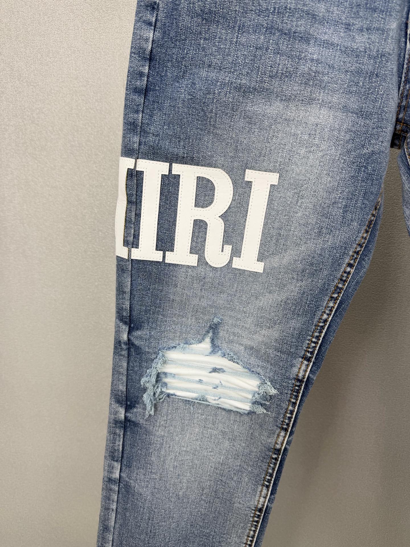 Cheap Amiri Denim Jeans in 215195, $60 USD- [IB215195] - Replica Amiri Denim Jeans
