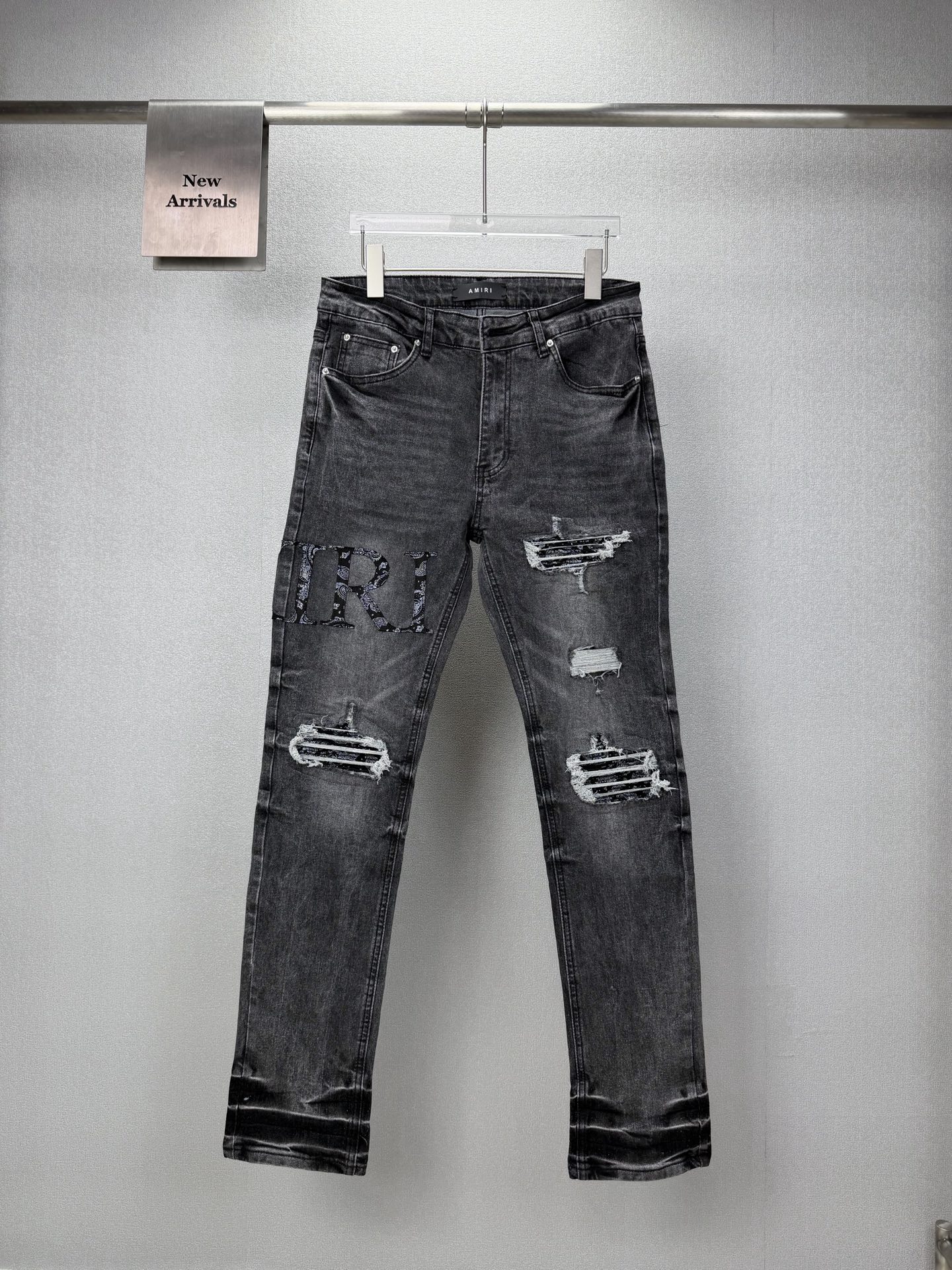 Cheap Amiri Denim Jeans in 215196, $60 USD- [IB215196] - Replica Amiri Denim Jeans