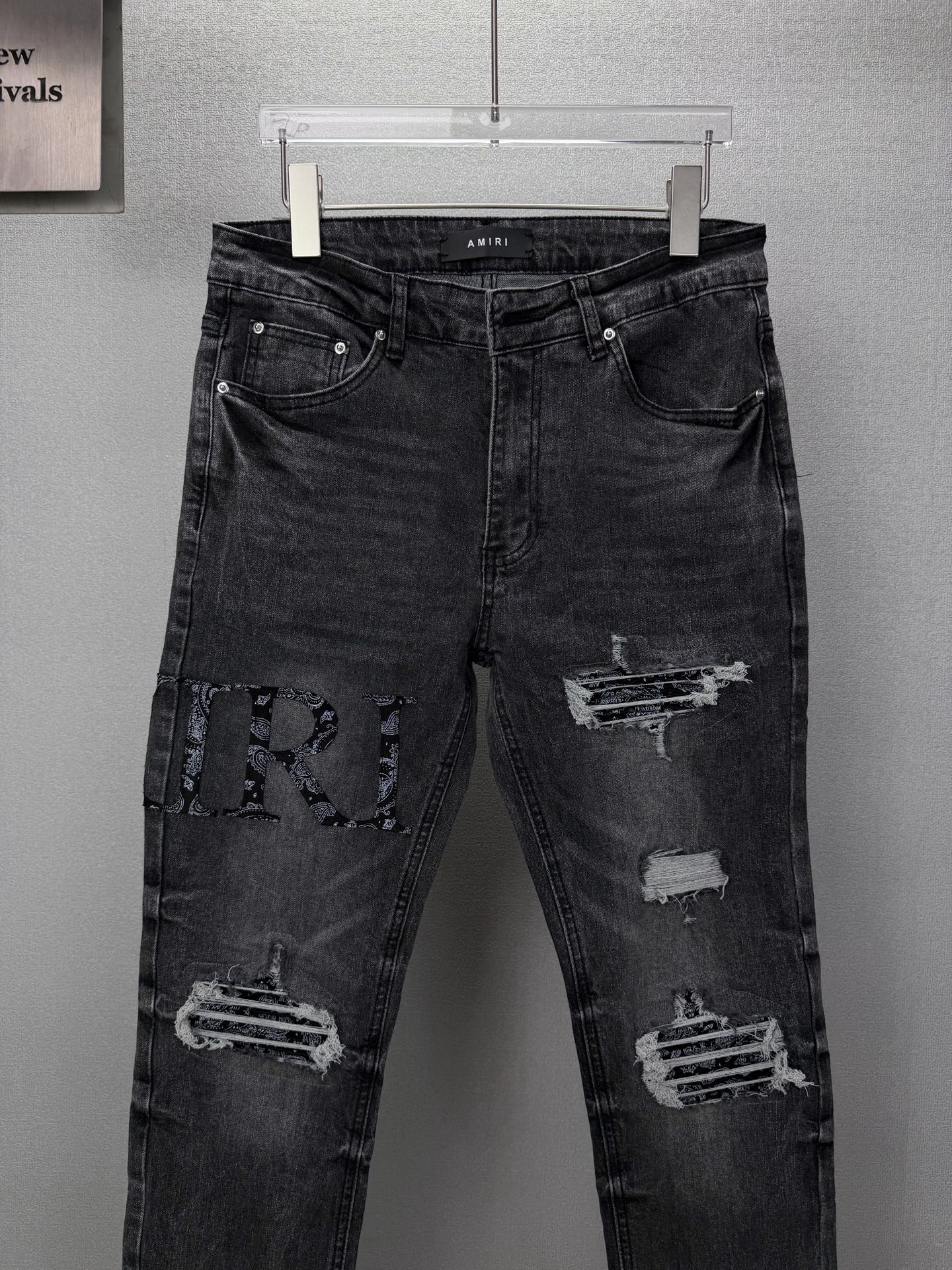 Cheap Amiri Denim Jeans in 215196, $60 USD- [IB215196] - Replica Amiri Denim Jeans