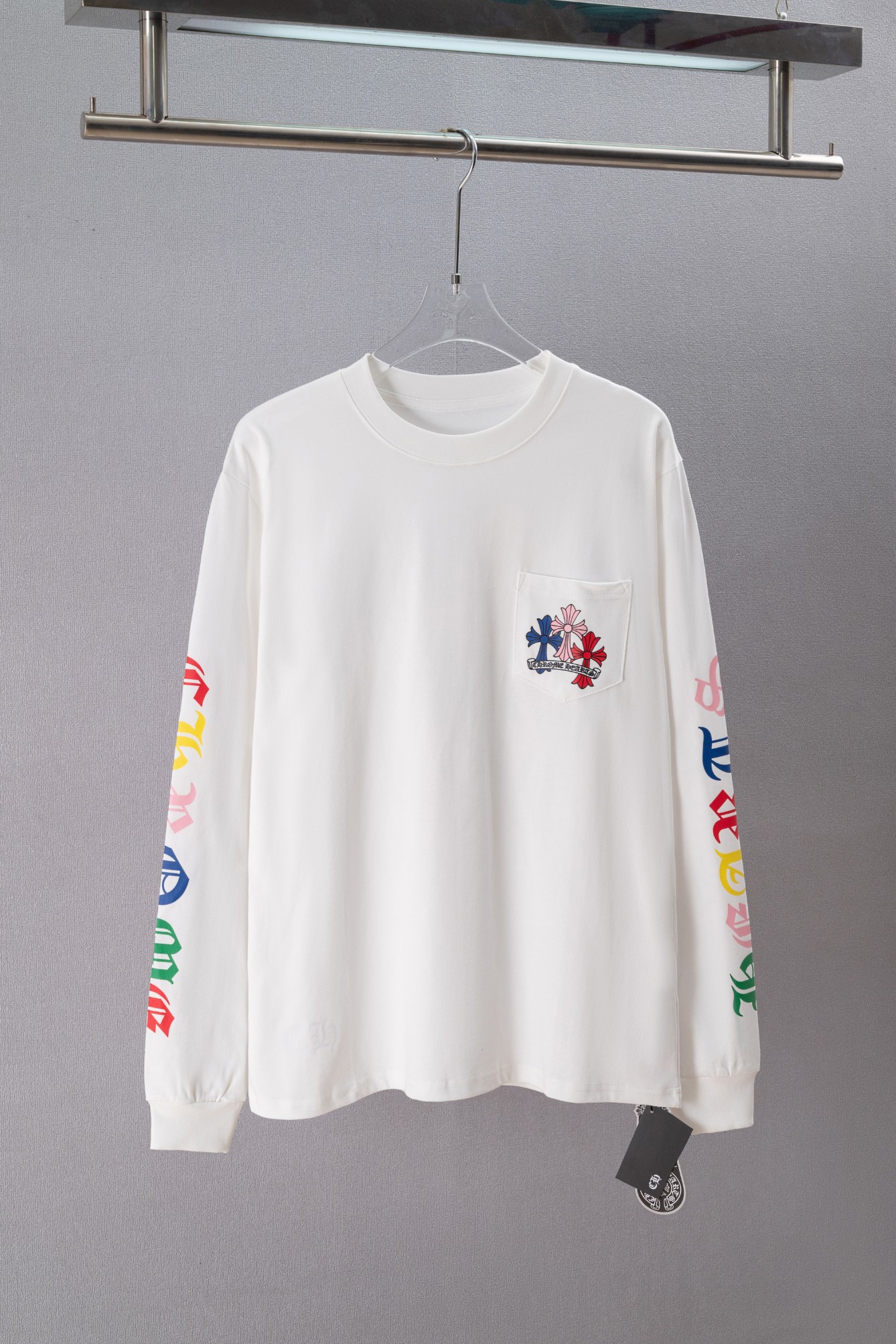 Cheap Chrome Hearts Long-Sleeved T-shirts in 215526, $30 USD- [IB215526] - Replica Chrome Hearts Long-Sleeved T-shirts