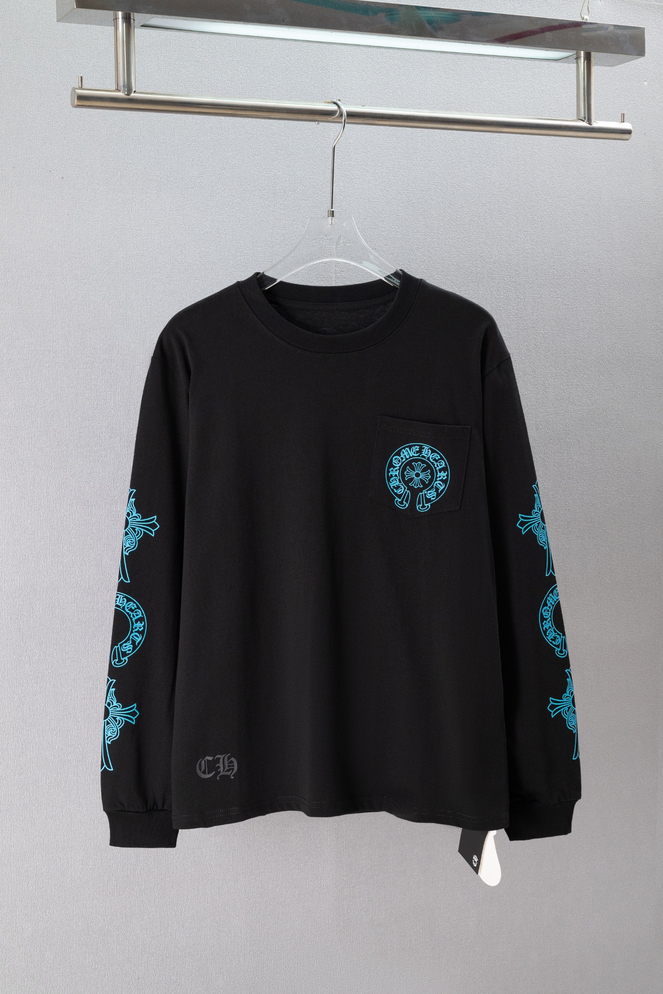 Cheap Chrome Hearts Long-Sleeved T-shirts in 215531, $30 USD- [IB215531] - Replica Chrome Hearts Long-Sleeved T-shirts