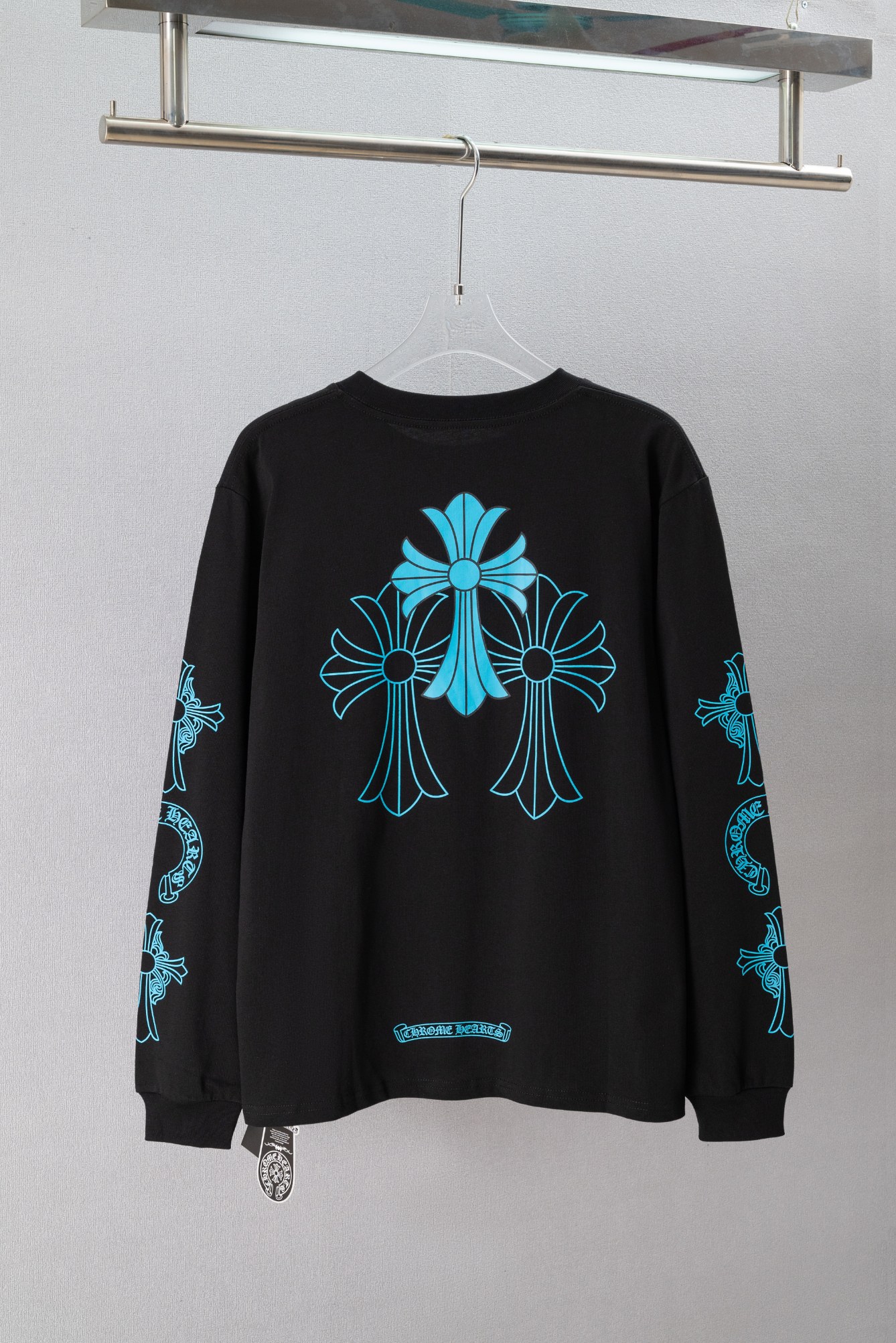 Cheap Chrome Hearts Long-Sleeved T-shirts in 215531, $30 USD- [IB215531] - Replica Chrome Hearts Long-Sleeved T-shirts