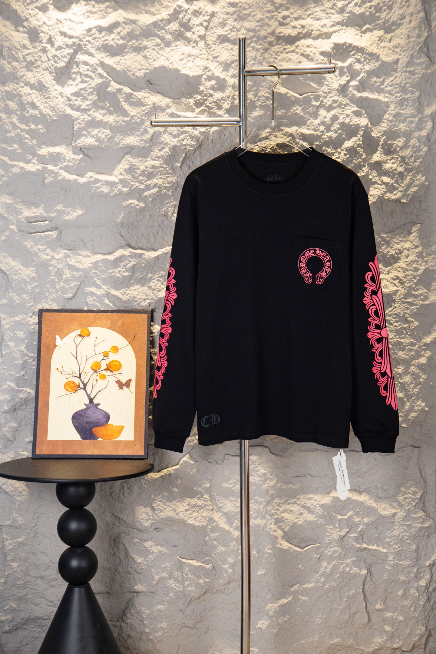 Cheap Chrome Hearts Long-Sleeved T-shirts in 215535, $30 USD- [IB215535] - Replica Chrome Hearts Long-Sleeved T-shirts
