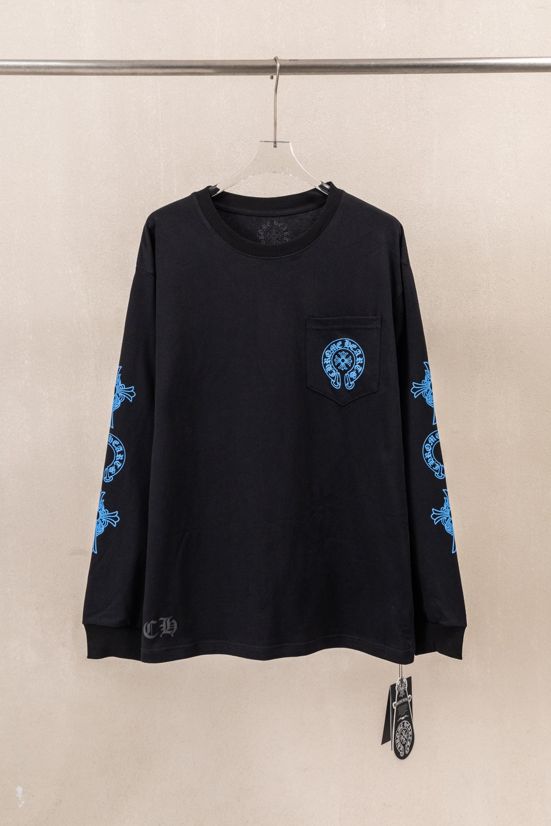 Cheap Chrome Hearts Long-Sleeved T-shirts in 215538, $35 USD- [IB215538] - Replica Chrome Hearts Long-Sleeved T-shirts