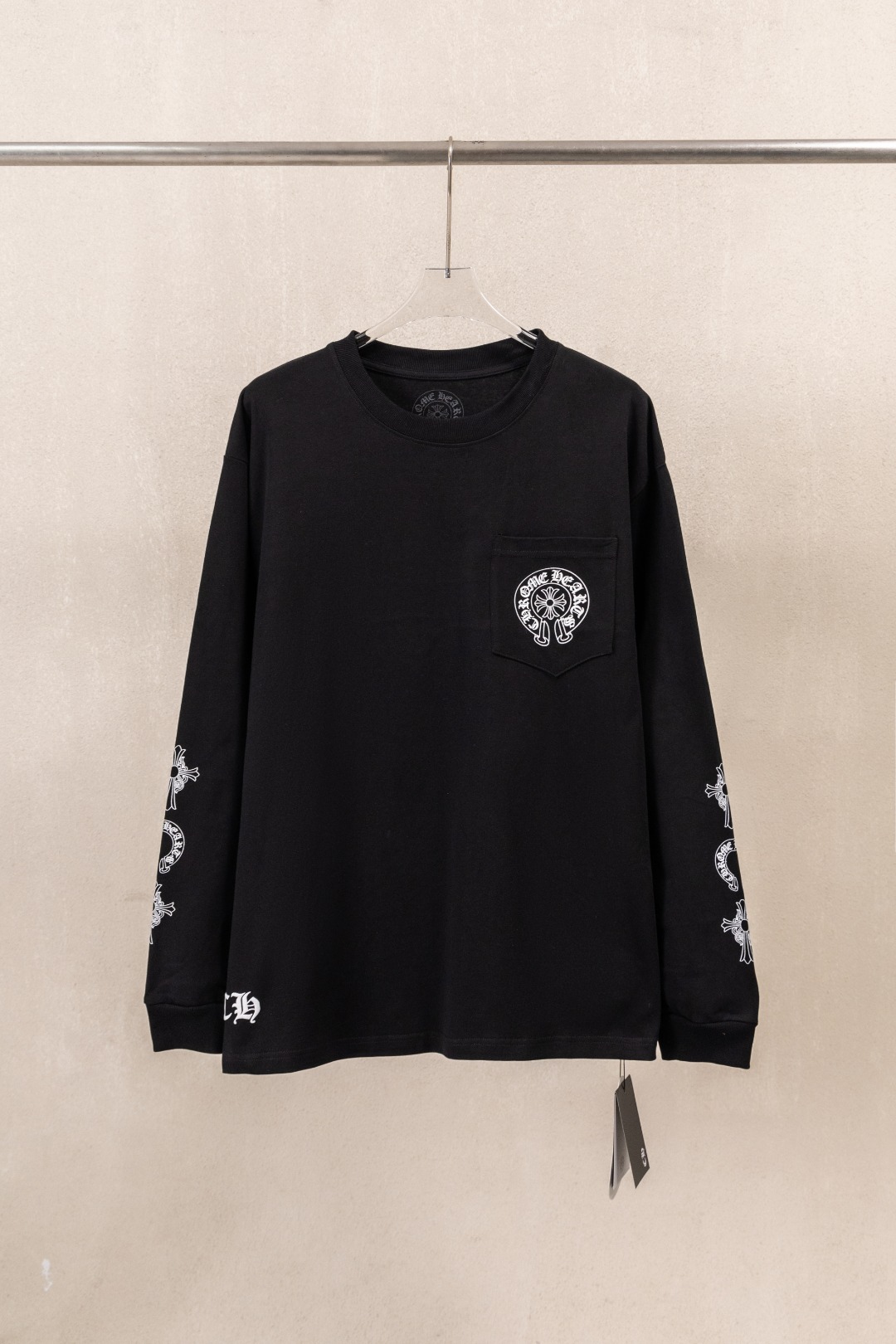 Cheap Chrome Hearts Long-Sleeved T-shirts in 215539, $35 USD- [IB215539] - Replica Chrome Hearts Long-Sleeved T-shirts