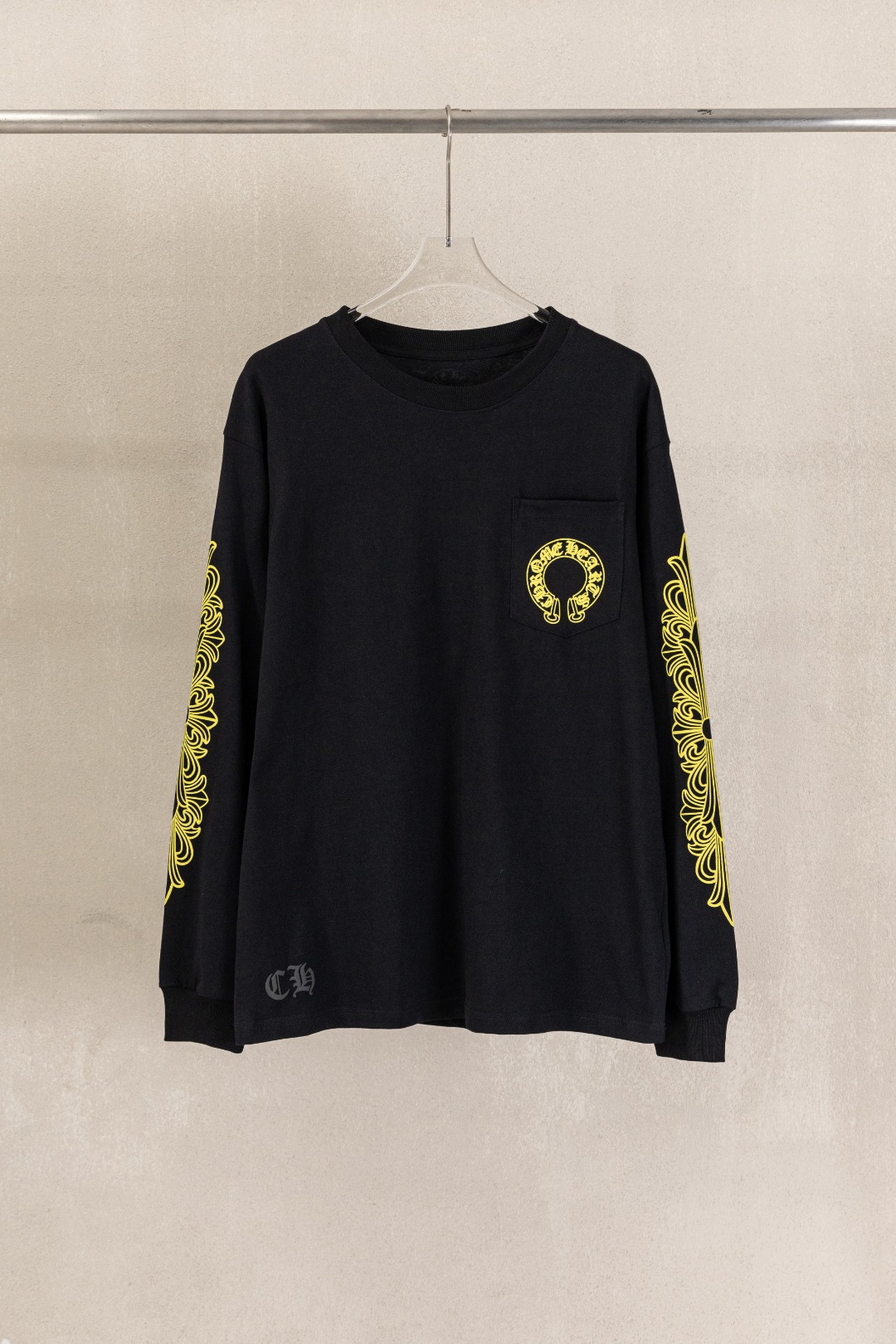 Cheap Chrome Hearts Long-Sleeved T-shirts in 215540, $35 USD- [IB215540] - Replica Chrome Hearts Long-Sleeved T-shirts