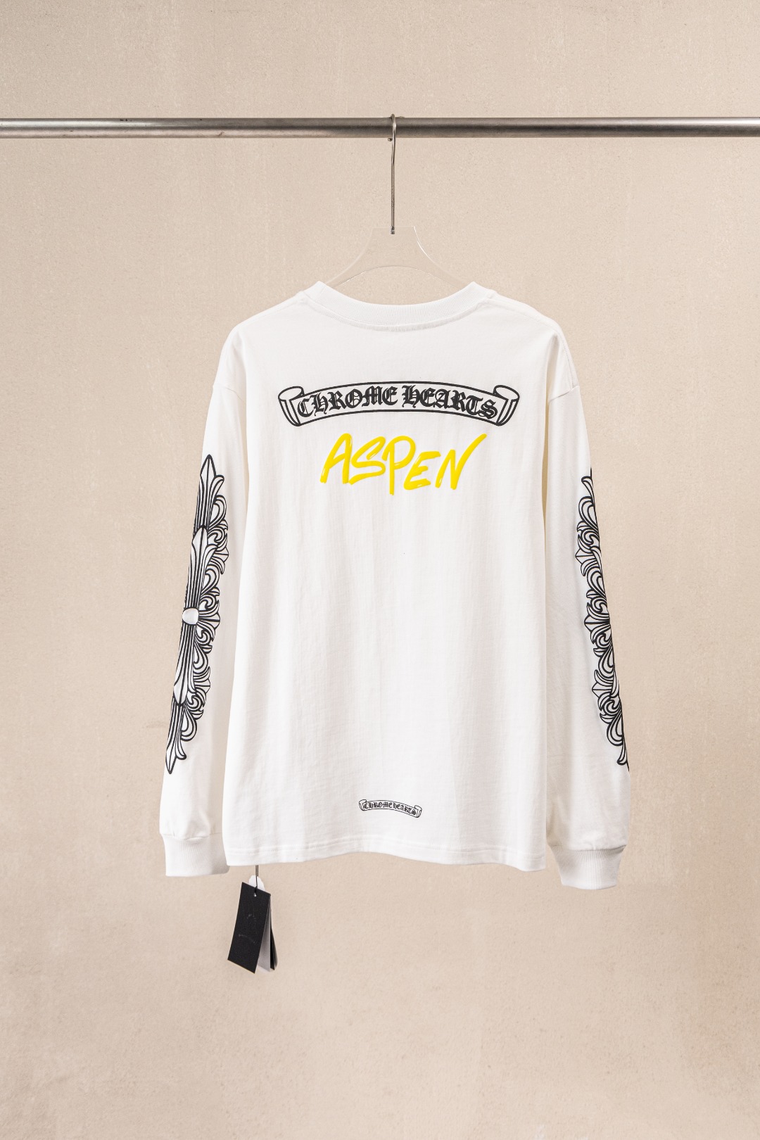 Cheap Chrome Hearts Long-Sleeved T-shirts in 215543, $35 USD- [IB215543] - Replica Chrome Hearts Long-Sleeved T-shirts