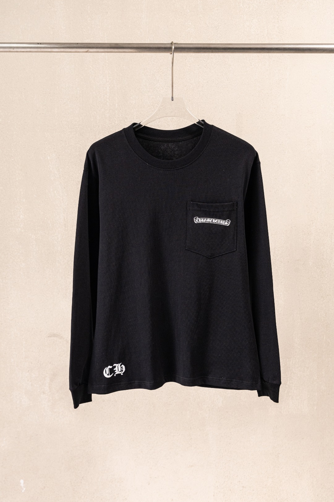 Cheap Chrome Hearts Long-Sleeved T-shirts in 215544, $35 USD- [IB215544] - Replica Chrome Hearts Long-Sleeved T-shirts