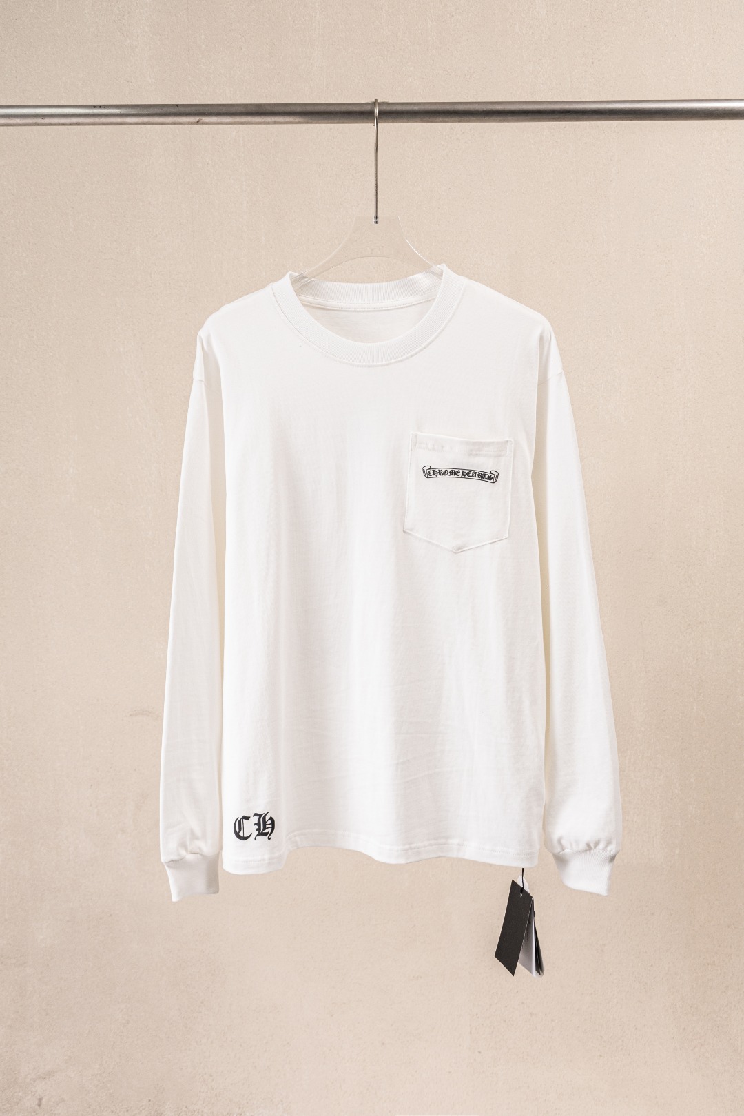 Cheap Chrome Hearts Long-Sleeved T-shirts in 215545, $35 USD- [IB215545] - Replica Chrome Hearts Long-Sleeved T-shirts