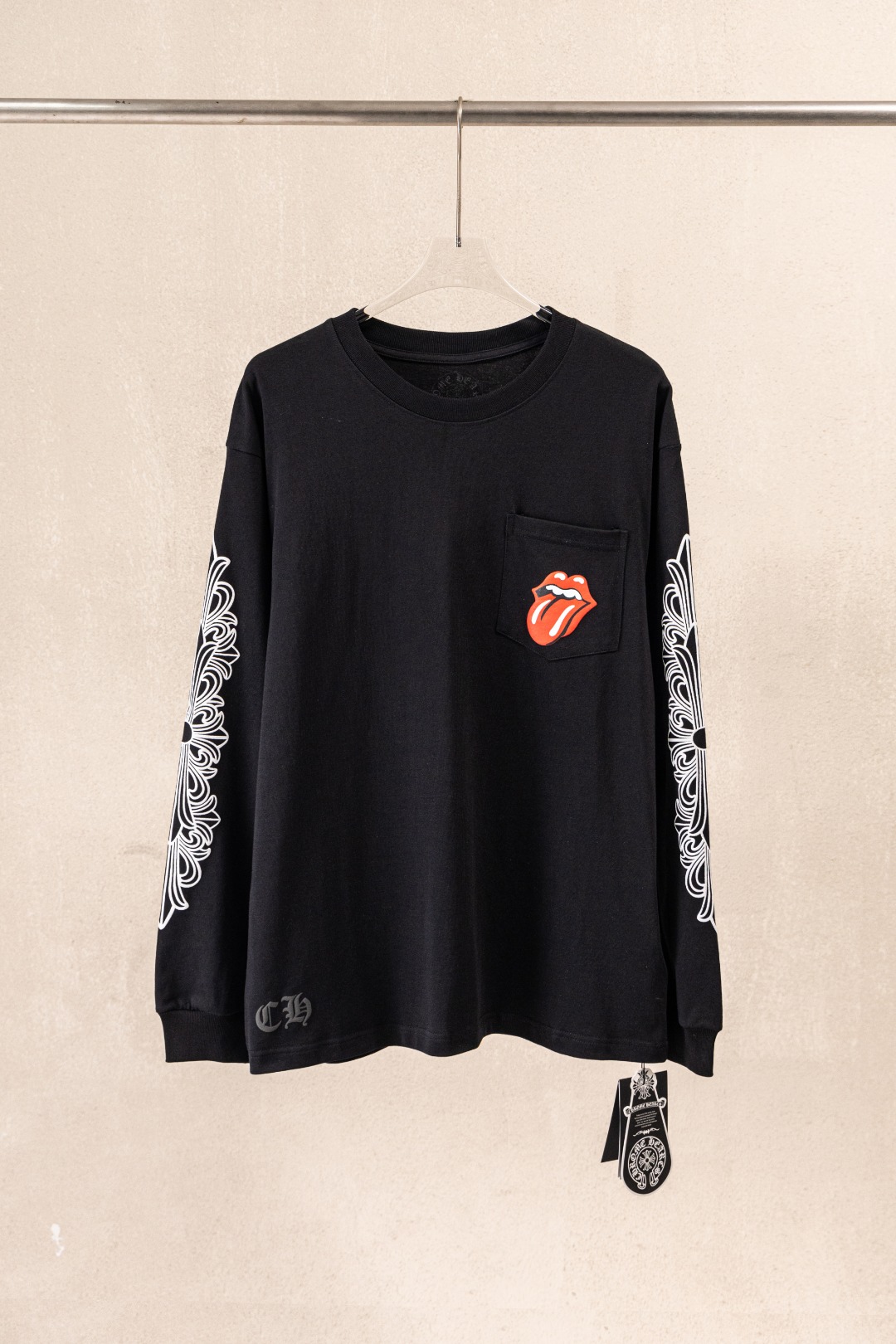 Cheap Chrome Hearts Long-Sleeved T-shirts in 215546, $35 USD- [IB215546] - Replica Chrome Hearts Long-Sleeved T-shirts