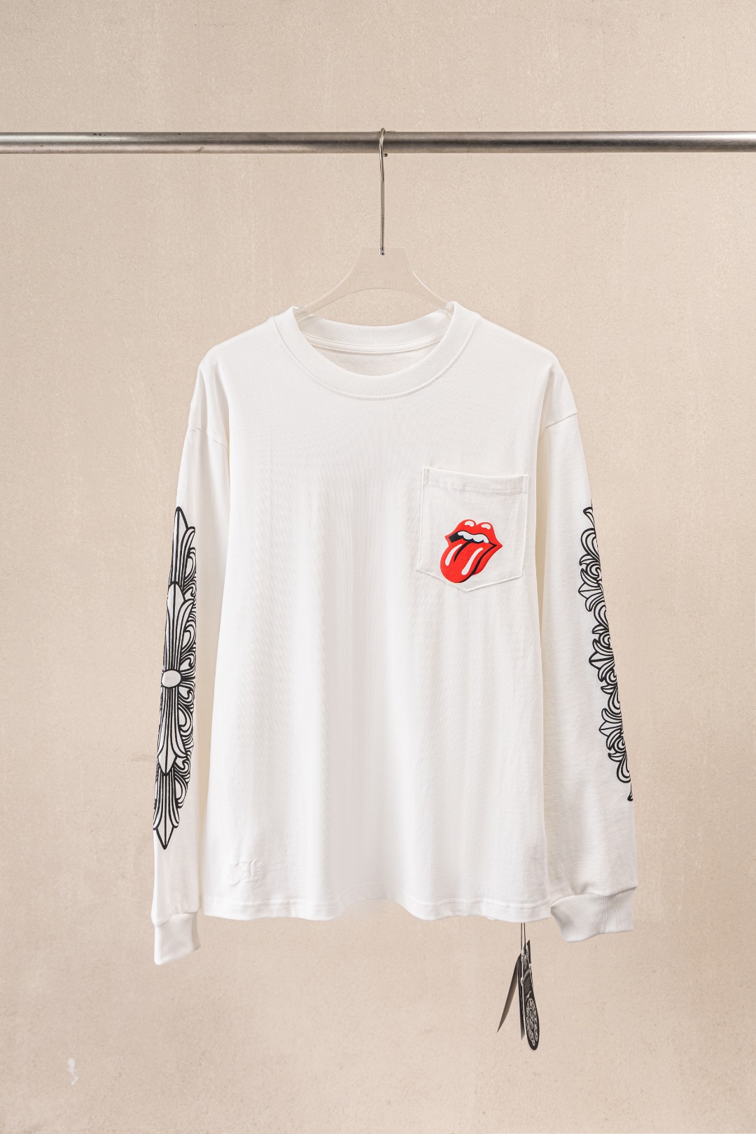 Cheap Chrome Hearts Long-Sleeved T-shirts in 215547, $35 USD- [IB215547] - Replica Chrome Hearts Long-Sleeved T-shirts