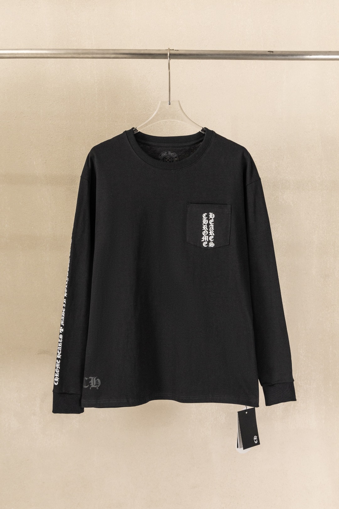 Cheap Chrome Hearts Long-Sleeved T-shirts in 215549, $35 USD- [IB215549] - Replica Chrome Hearts Long-Sleeved T-shirts