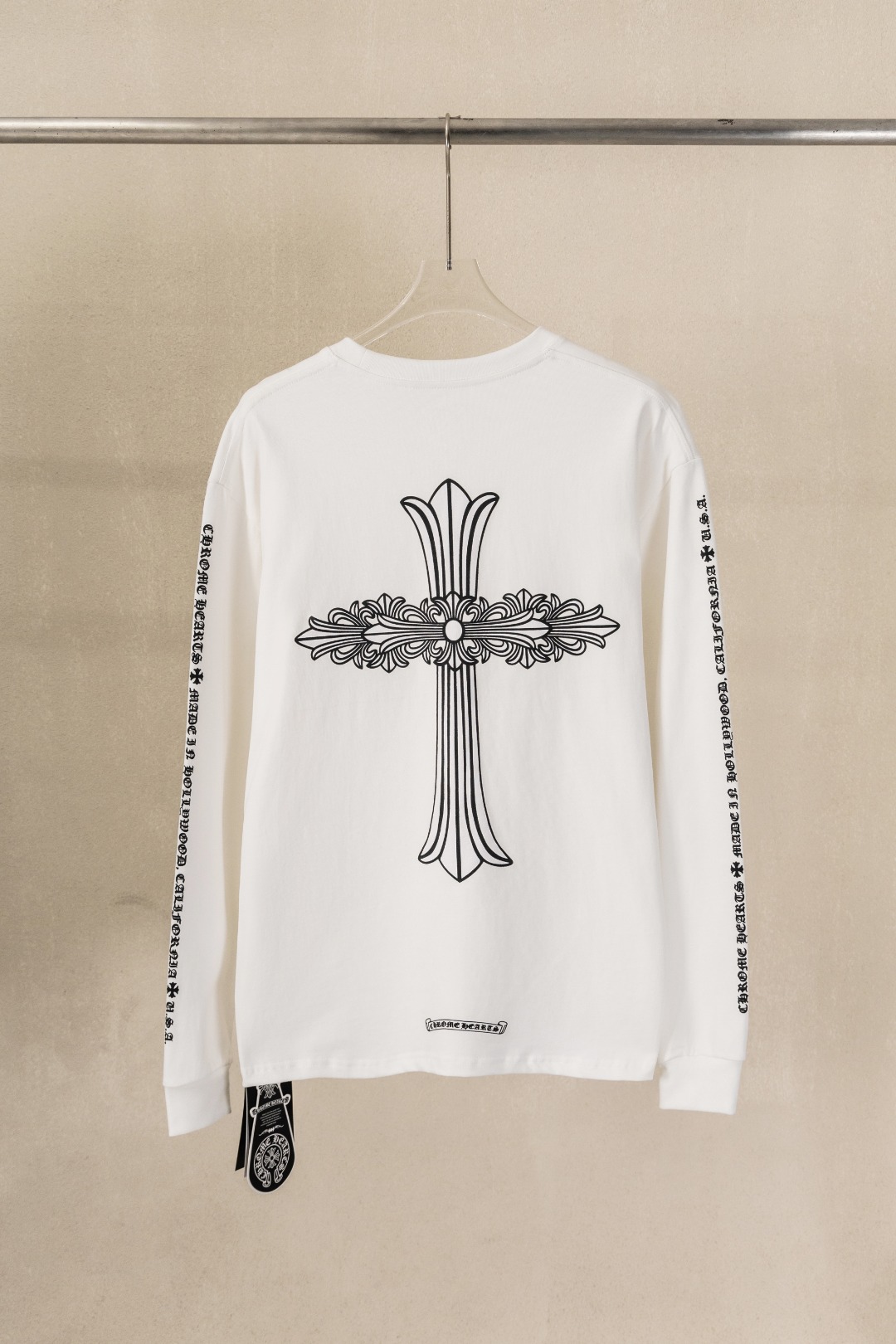 Cheap Chrome Hearts Long-Sleeved T-shirts in 215550, $35 USD- [IB215550] - Replica Chrome Hearts Long-Sleeved T-shirts