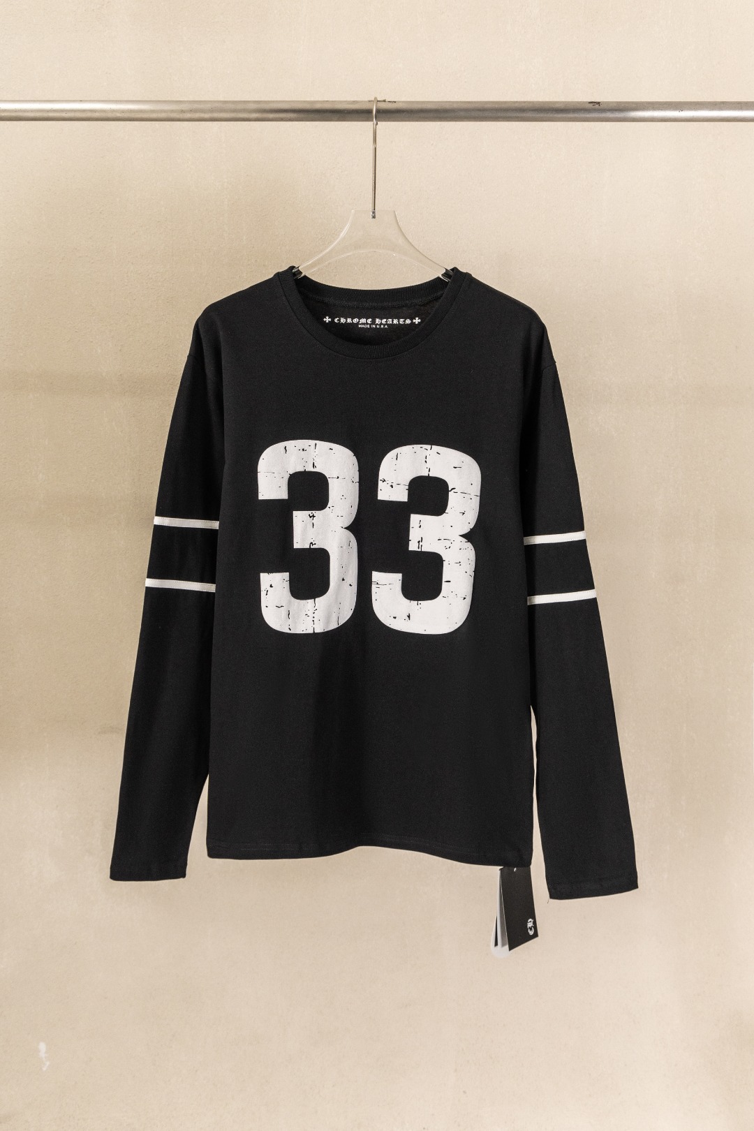 Cheap Chrome Hearts Long-Sleeved T-shirts in 215551, $35 USD- [IB215551] - Replica Chrome Hearts Long-Sleeved T-shirts