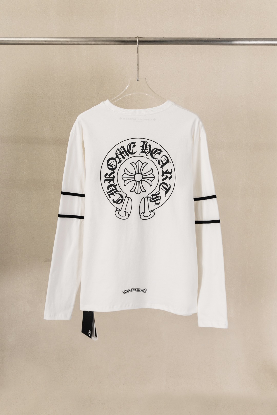 Cheap Chrome Hearts Long-Sleeved T-shirts in 215553, $35 USD- [IB215553] - Replica Chrome Hearts Long-Sleeved T-shirts