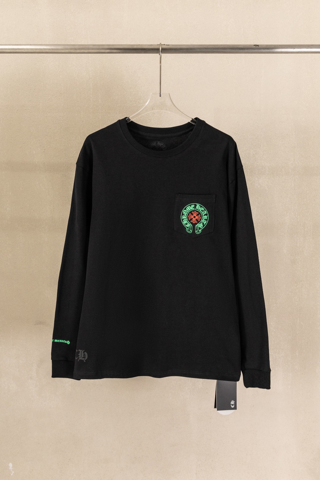Cheap Chrome Hearts Long-Sleeved T-shirts in 215554, $35 USD- [IB215554] - Replica Chrome Hearts Long-Sleeved T-shirts