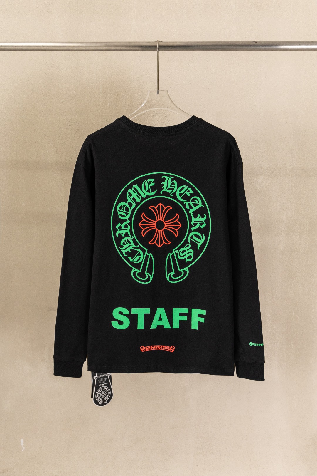 Cheap Chrome Hearts Long-Sleeved T-shirts in 215554, $35 USD- [IB215554] - Replica Chrome Hearts Long-Sleeved T-shirts