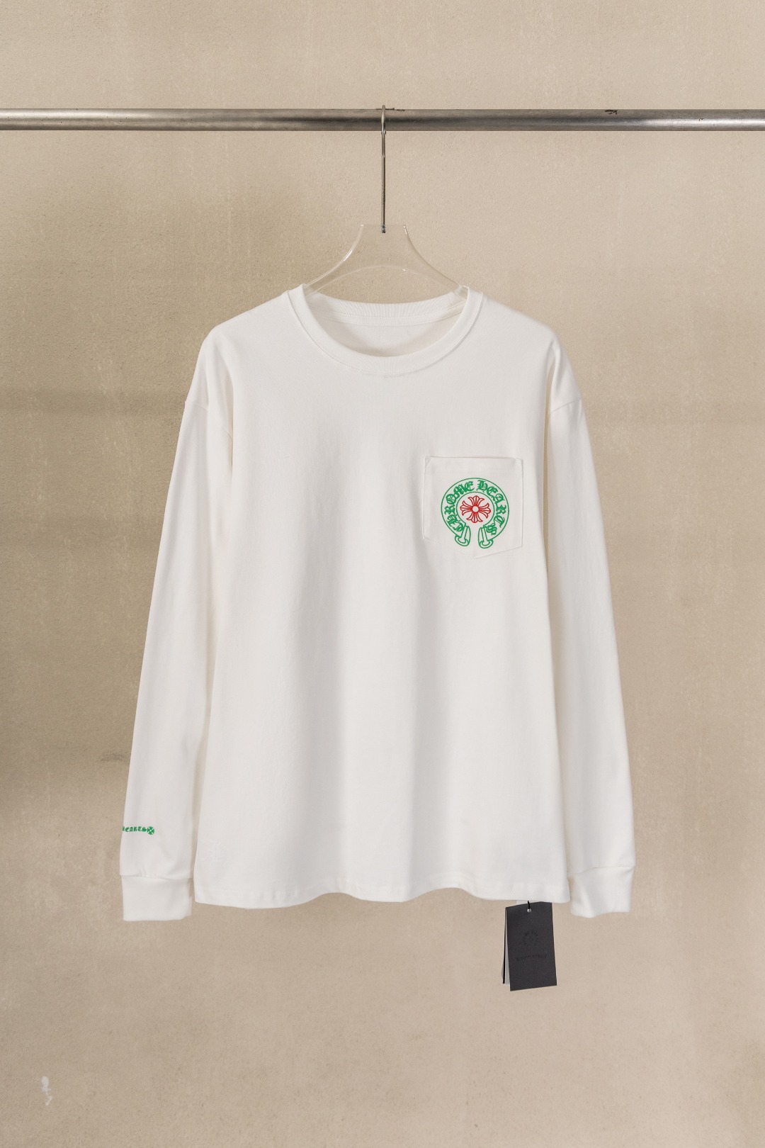 Cheap Chrome Hearts Long-Sleeved T-shirts in 215555, $35 USD- [IB215555] - Replica Chrome Hearts Long-Sleeved T-shirts