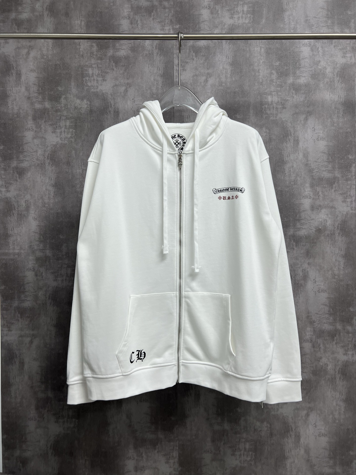 Cheap Chrome hearts Hoody in 215575, $60 USD- [IB215575] - Replica Chrome hearts Hoody