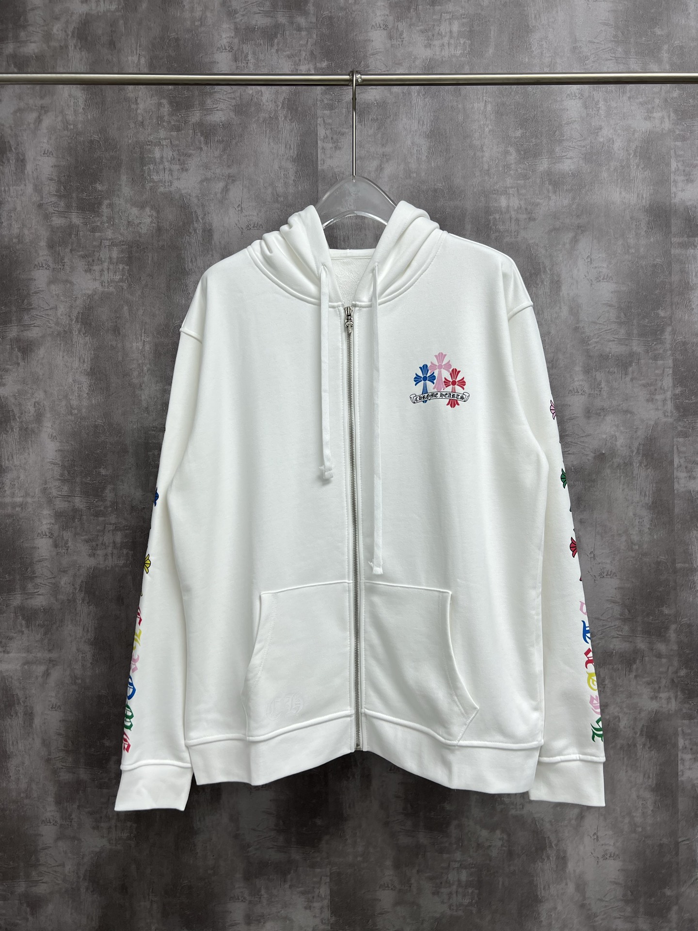 Cheap Chrome hearts Hoody in 215582, $60 USD- [IB215582] - Replica Chrome hearts Hoody