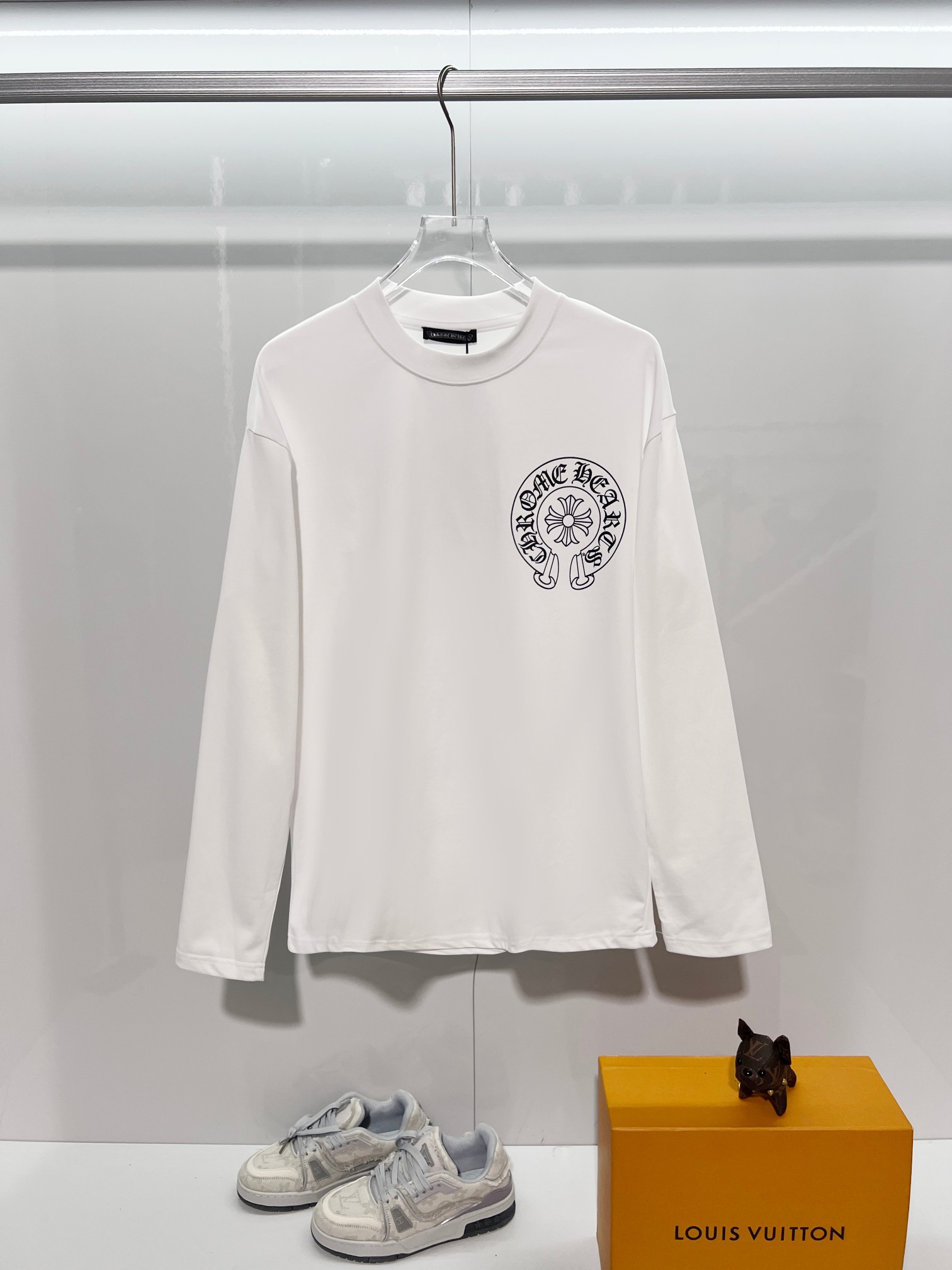 Cheap Chrome Hearts Long-Sleeved T-shirts in 215584, $30 USD- [IB215584] - Replica Chrome Hearts Long-Sleeved T-shirts