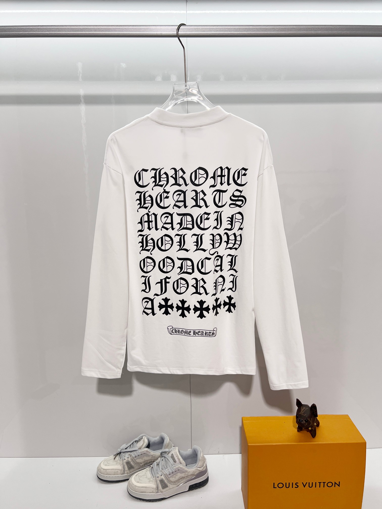 Cheap Chrome Hearts Long-Sleeved T-shirts in 215584, $30 USD- [IB215584] - Replica Chrome Hearts Long-Sleeved T-shirts