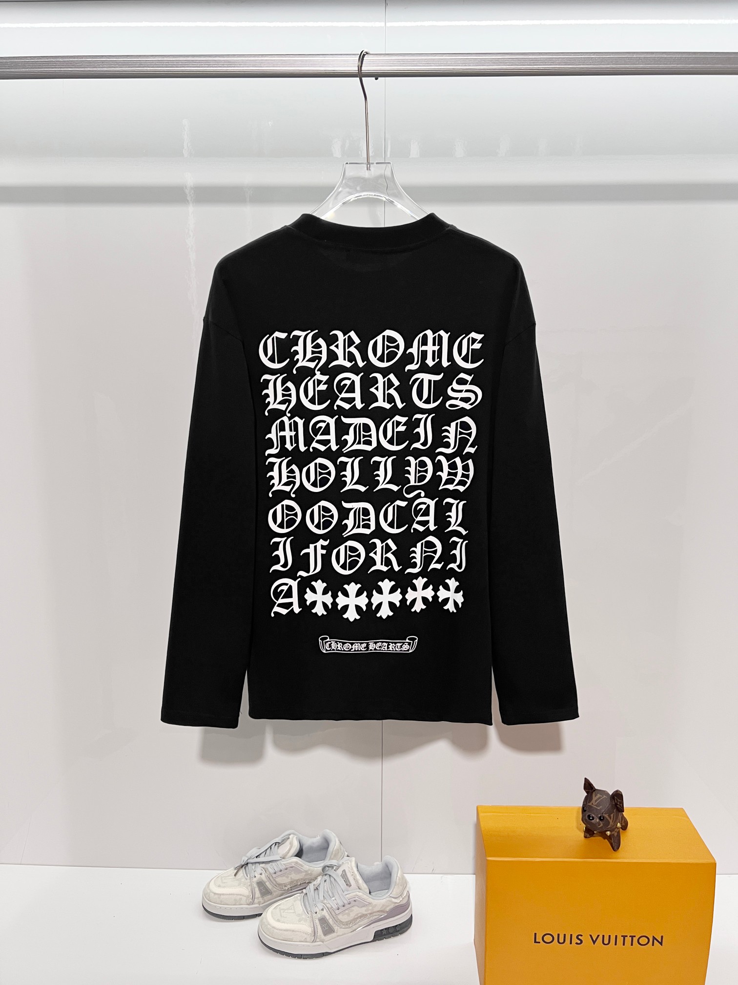 Cheap Chrome Hearts Long-Sleeved T-shirts in 215585, $30 USD- [IB215585] - Replica Chrome Hearts Long-Sleeved T-shirts