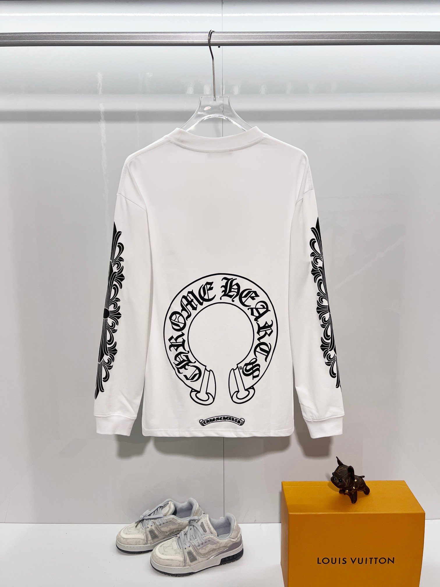Cheap Chrome Hearts Long-Sleeved T-shirts in 215586, $30 USD- [IB215586] - Replica Chrome Hearts Long-Sleeved T-shirts