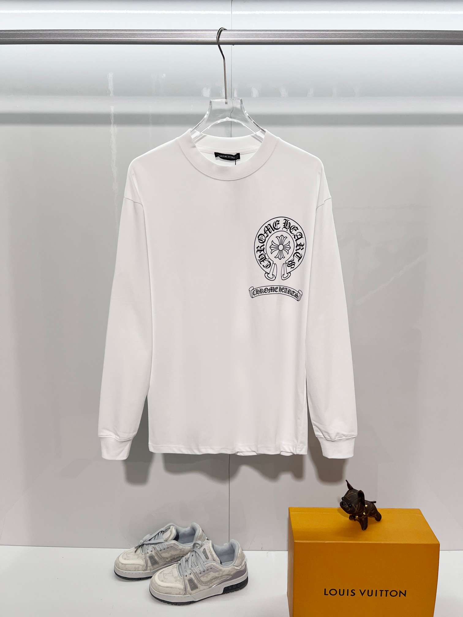 Cheap Chrome Hearts Long-Sleeved T-shirts in 215588, $30 USD- [IB215588] - Replica Chrome Hearts Long-Sleeved T-shirts