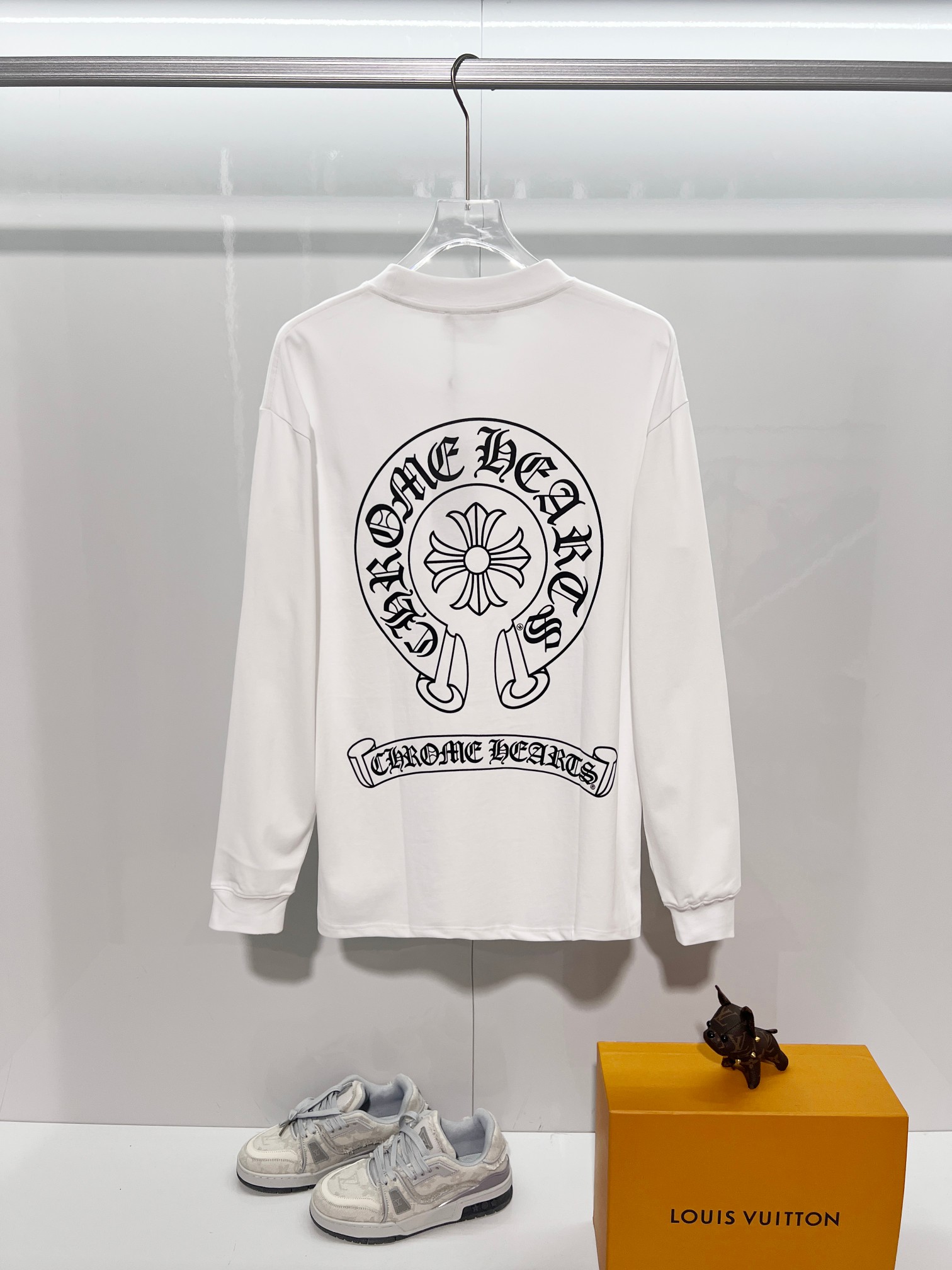 Cheap Chrome Hearts Long-Sleeved T-shirts in 215588, $30 USD- [IB215588] - Replica Chrome Hearts Long-Sleeved T-shirts